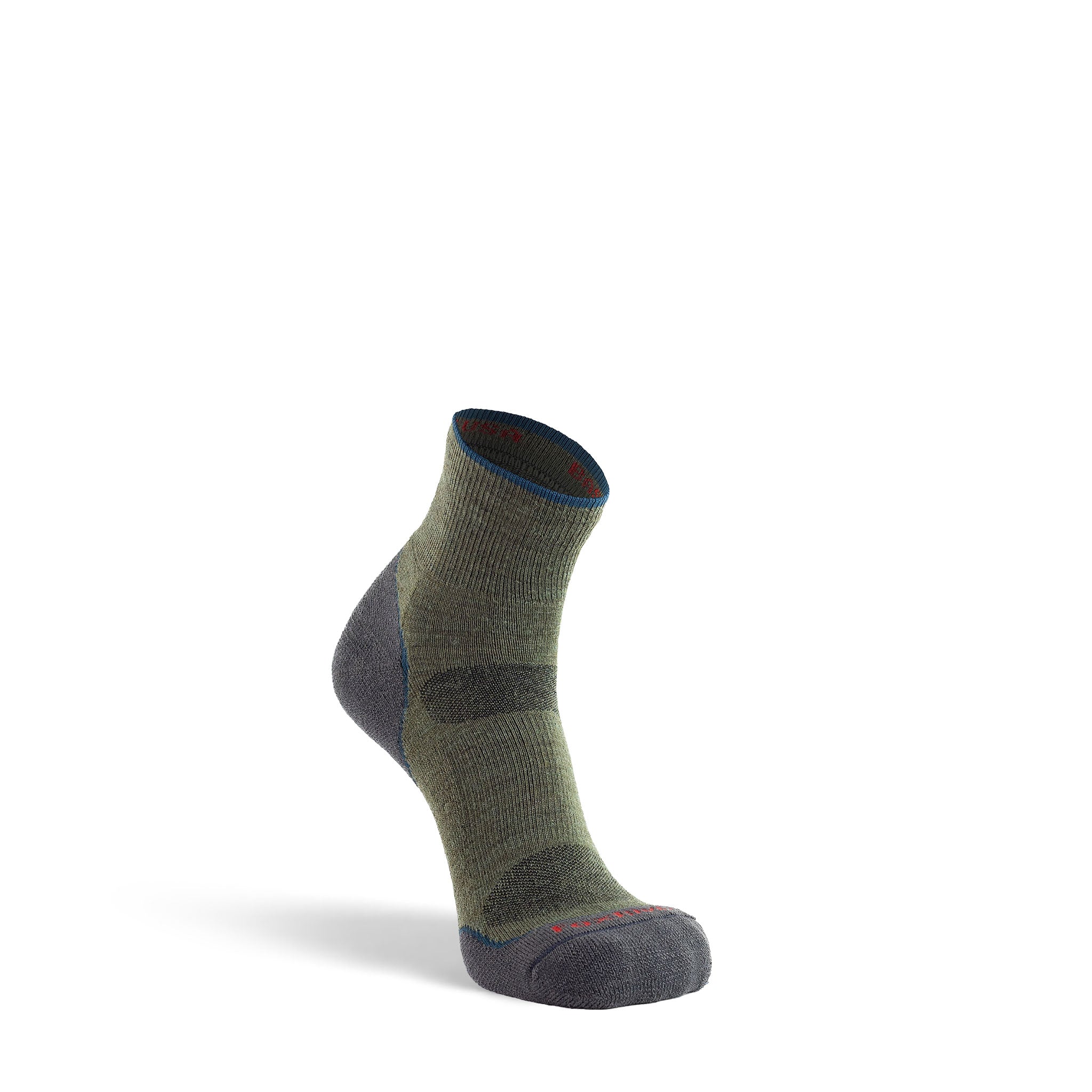 Men's Basecamp 2.0 Lightweight Quarter Crew Hiking Sock