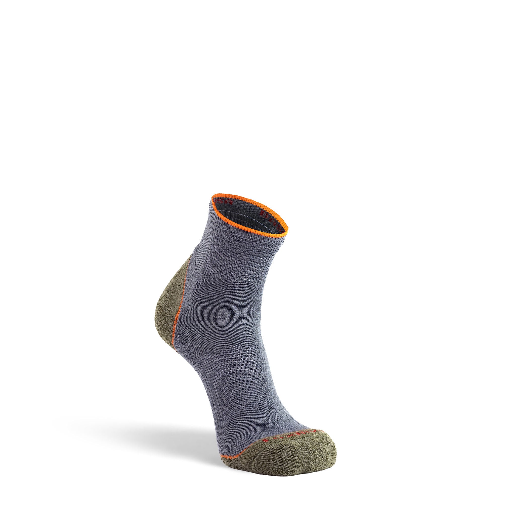 Men's Basecamp 2.0 Lightweight Quarter Crew Hiking Sock