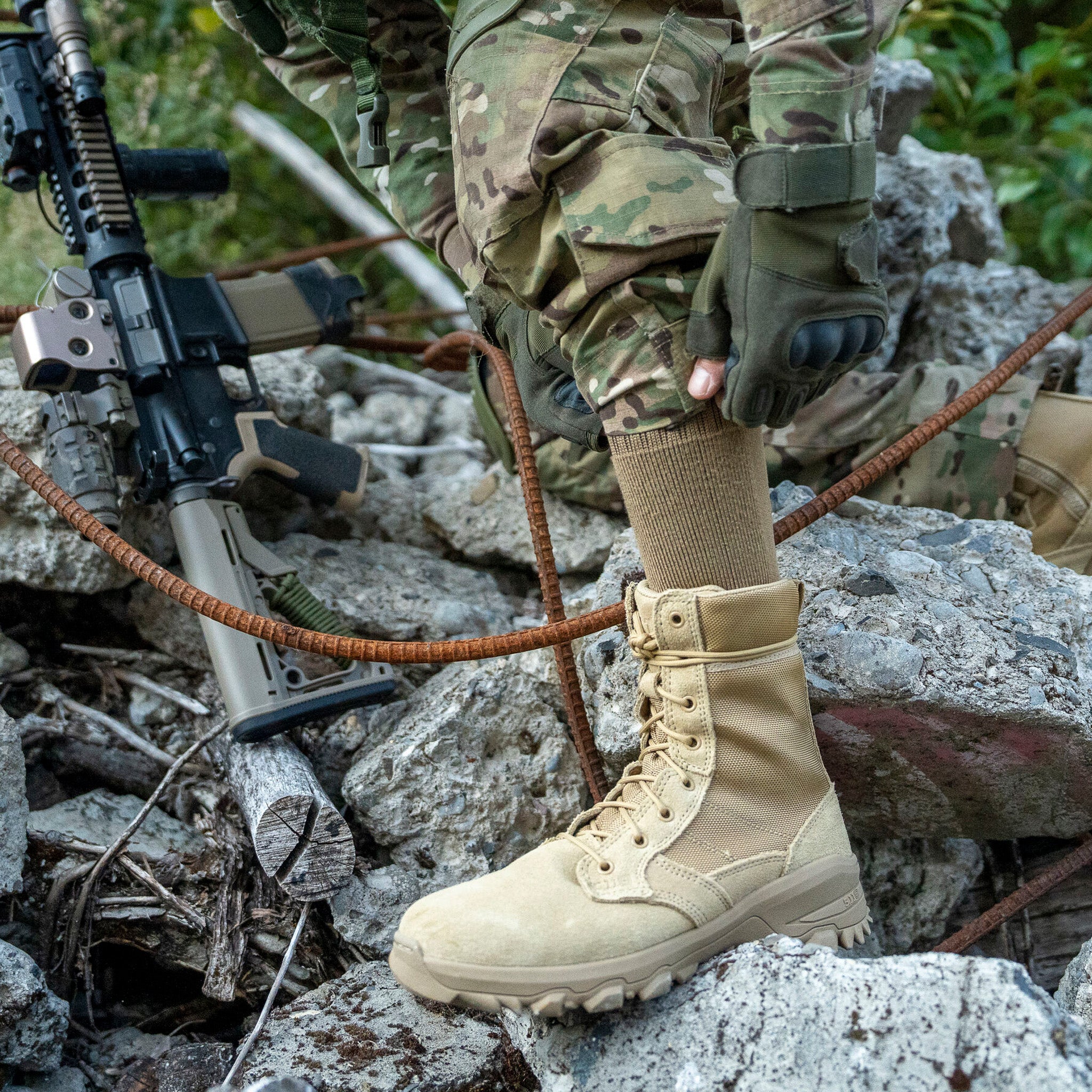 Fatigue Fighter Lightweight Over-the-Calf Compression Military Sock