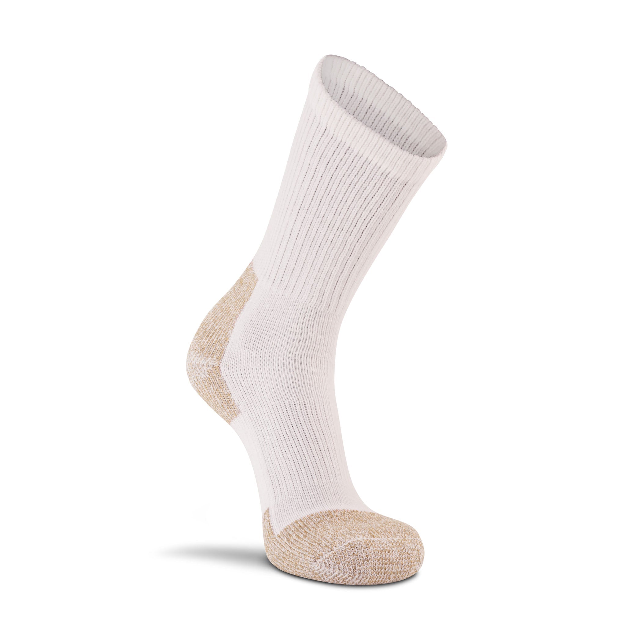 Men's Steel-Toe Heavyweight Crew Work Sock - 2 Pack White Medium - Fox River