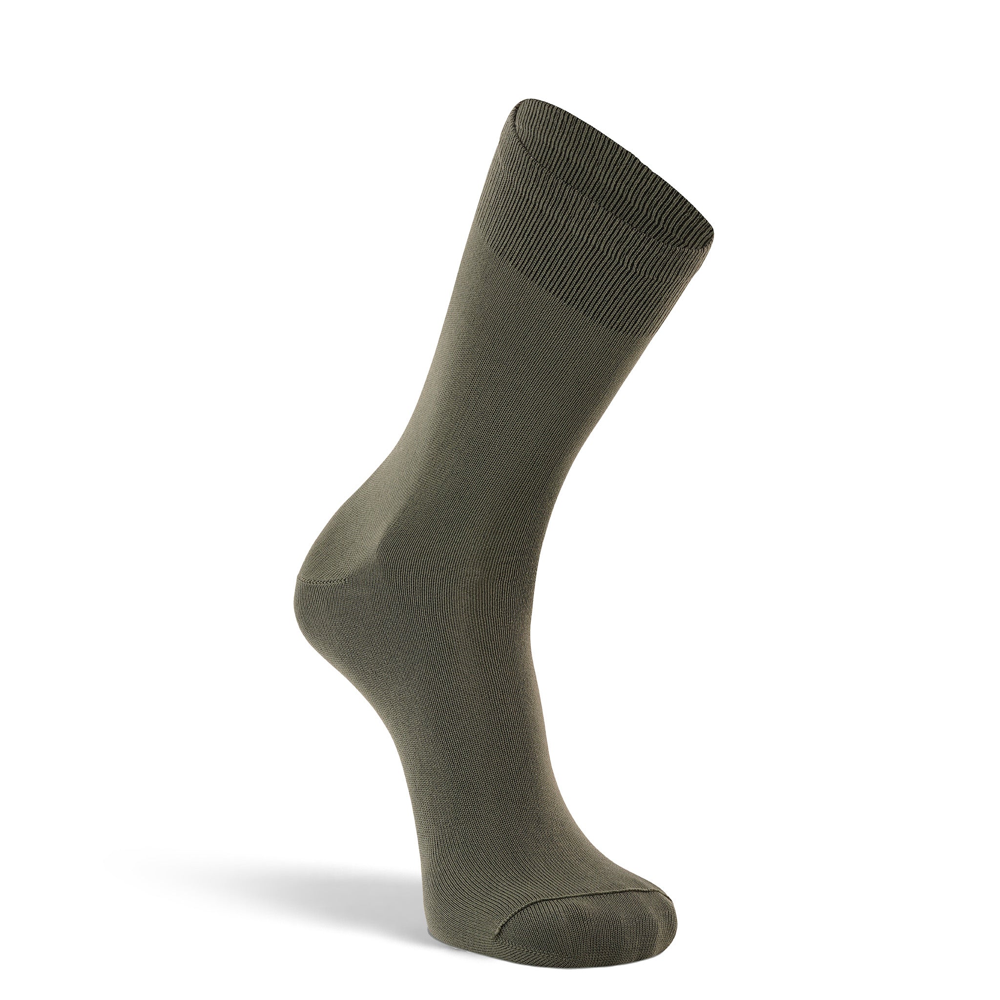 Wick Dry Alturas Ultra-Lightweight Crew Liner Sock Olive Medium - Fox River