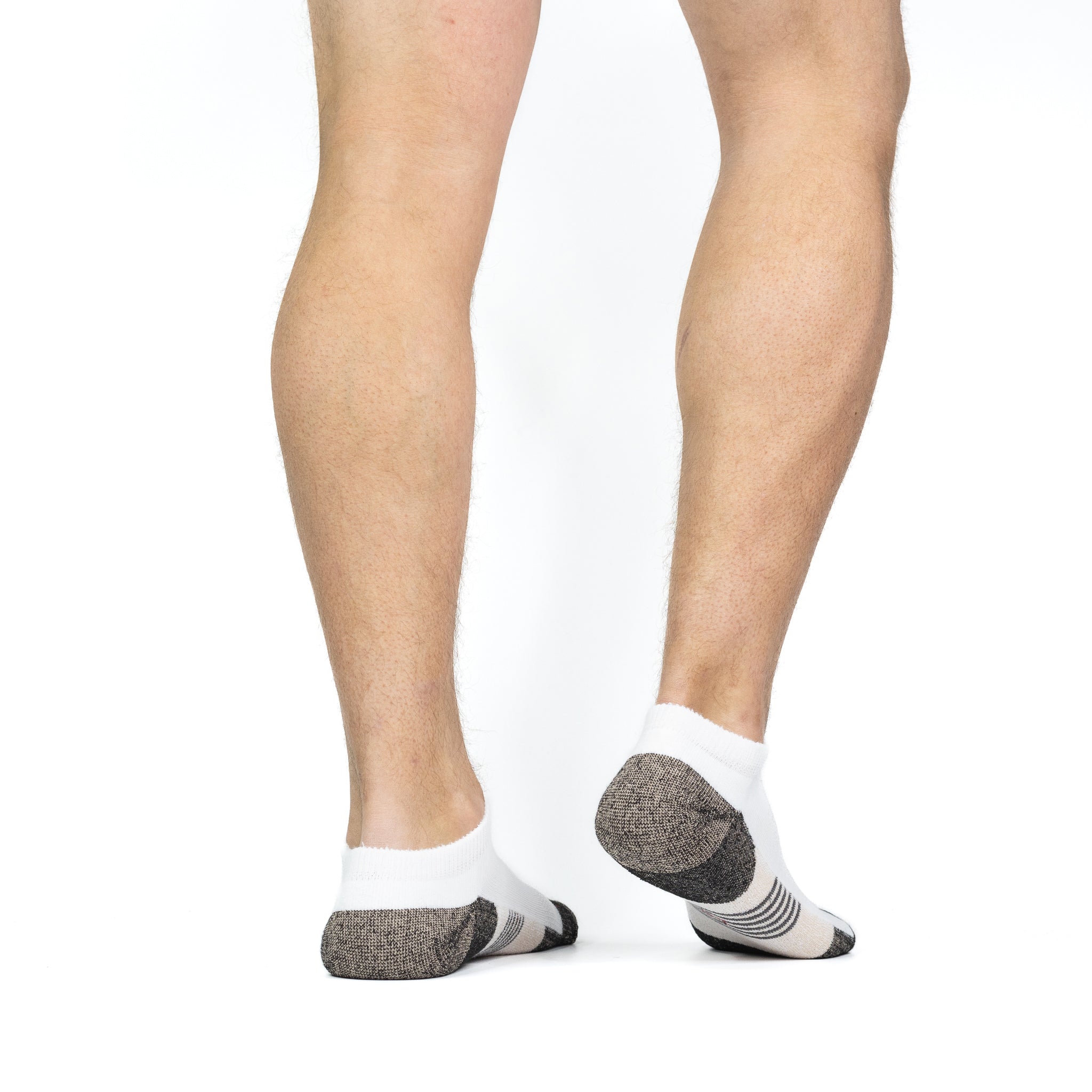 Diabetic Plus Lightweight Ankle White/Black Medium - Fox River