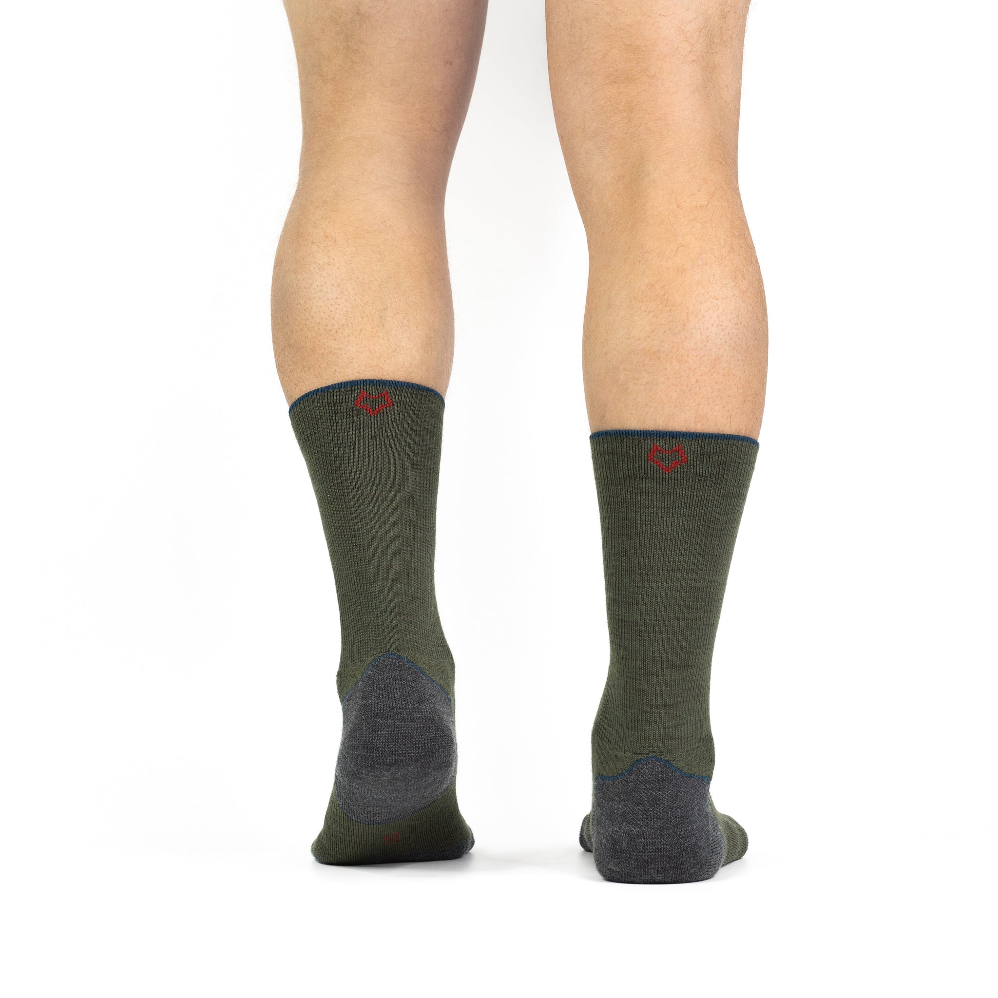 Hike Basecamp 2.0 Lightweight Crew Grey/Olive Medium - Fox River