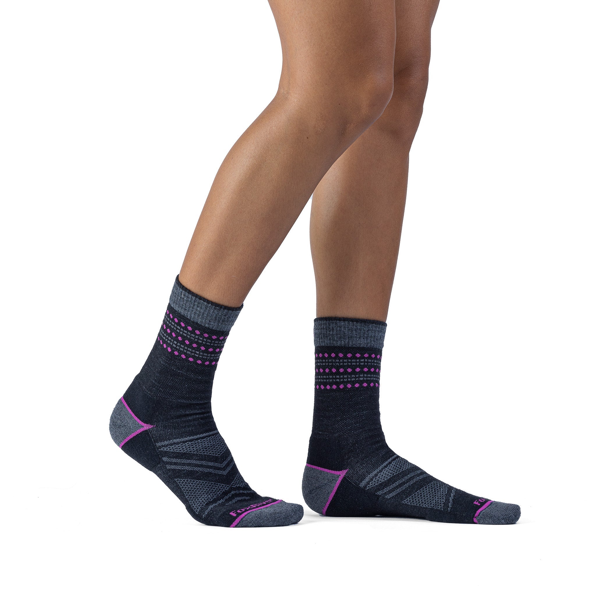 Hike Long Trail Lightweight Crew Teal Medium - Fox River