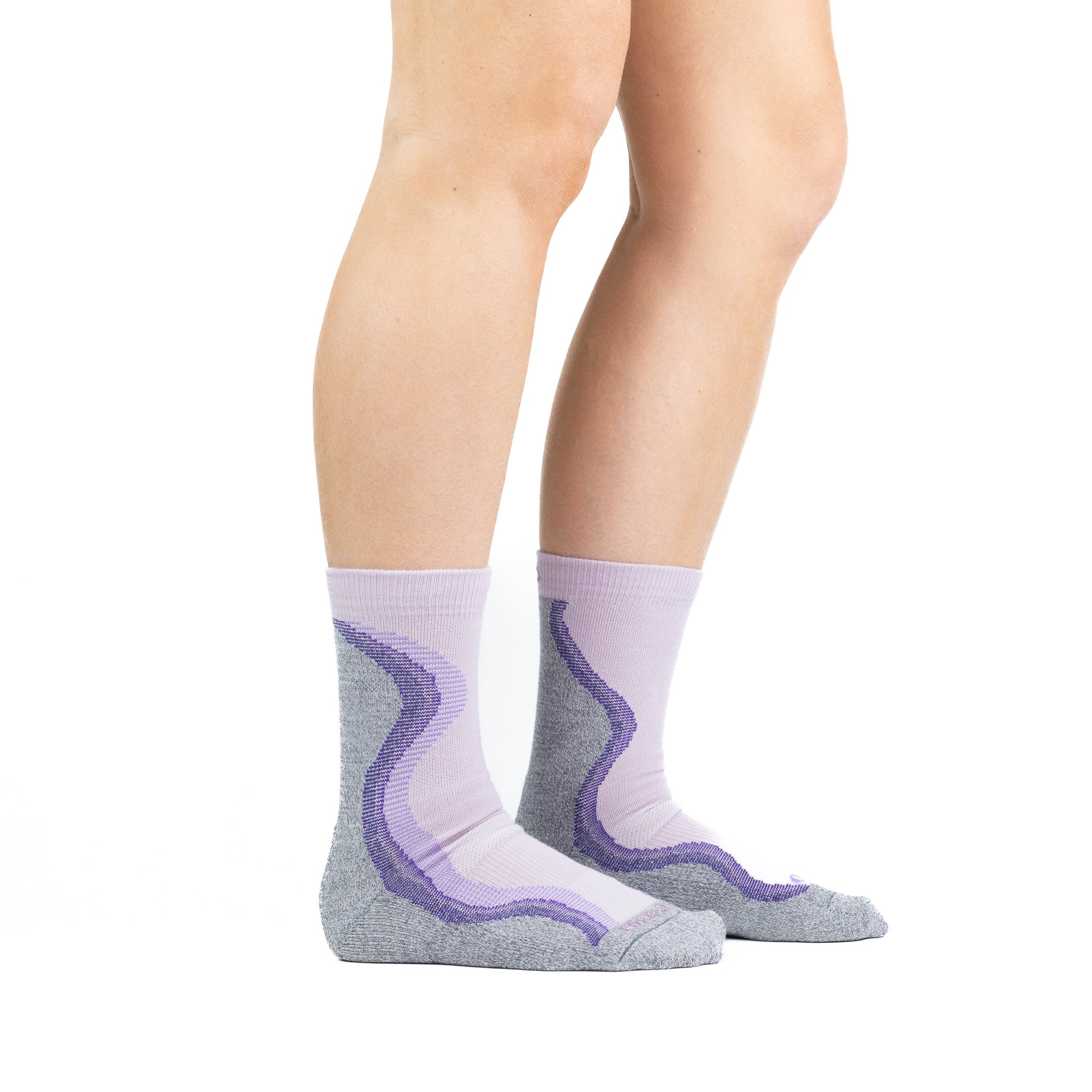 Hike Maple Lightweight Crew Lavender Medium - Fox River