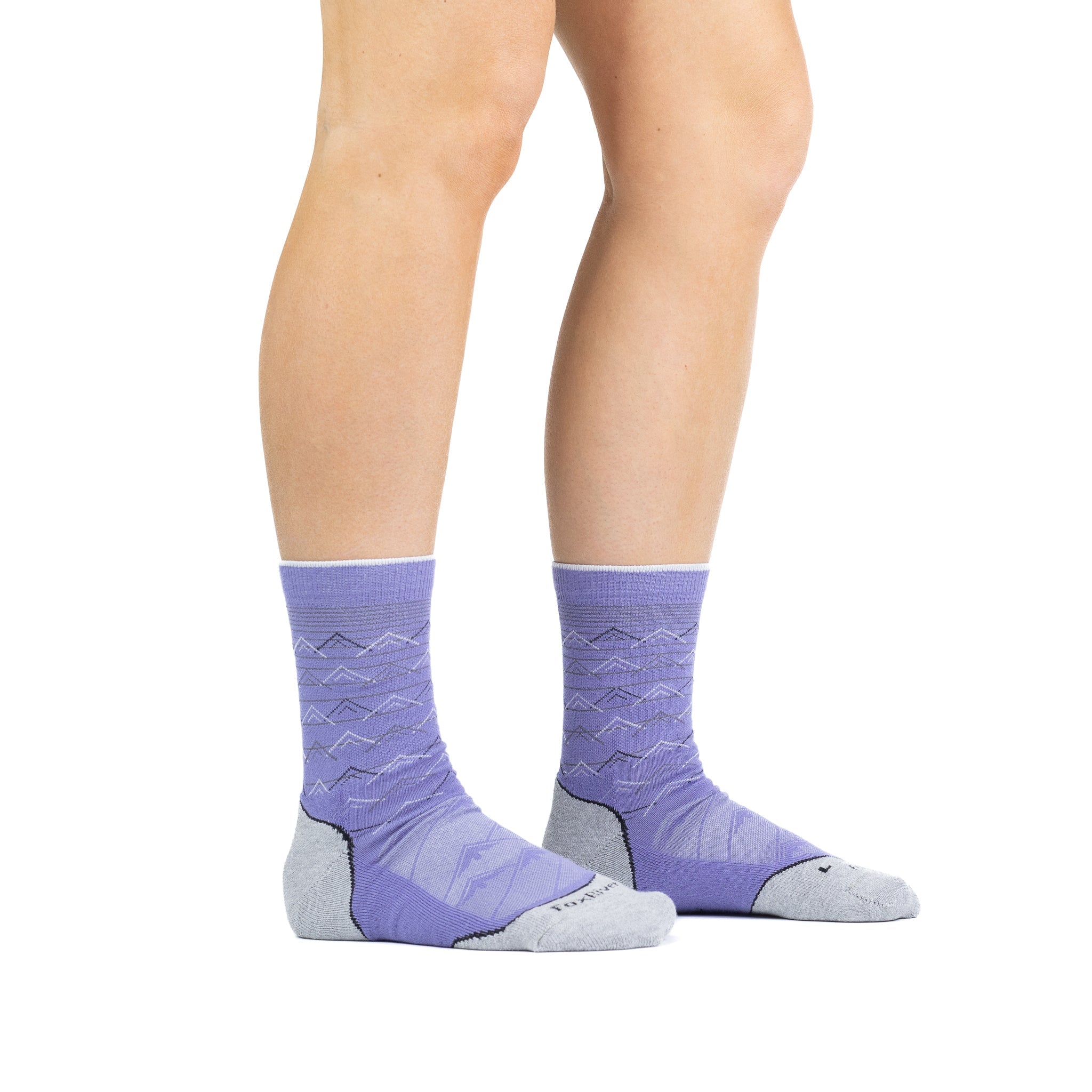 Hike Mountain Lightweight Crew Purple Medium - Fox River