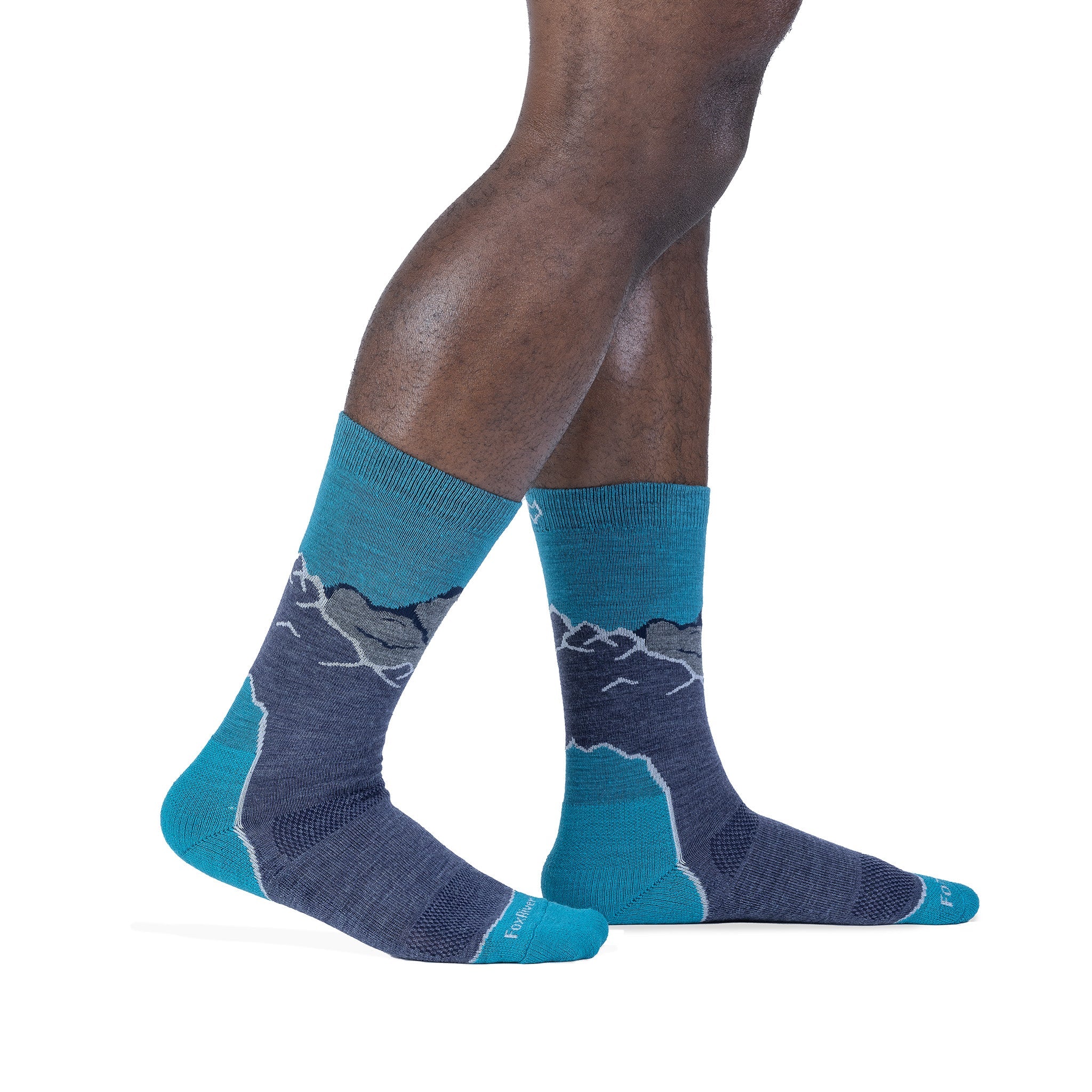 Hike Sumter Lightweight Crew Navy Medium - Fox River