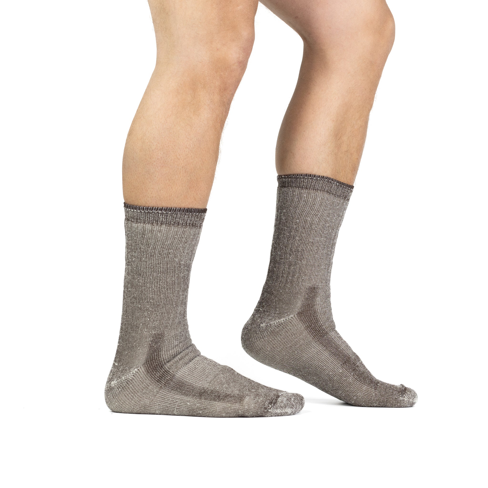 Hike Trailmaster Medium Weight Crew Chestnut Large - Fox River