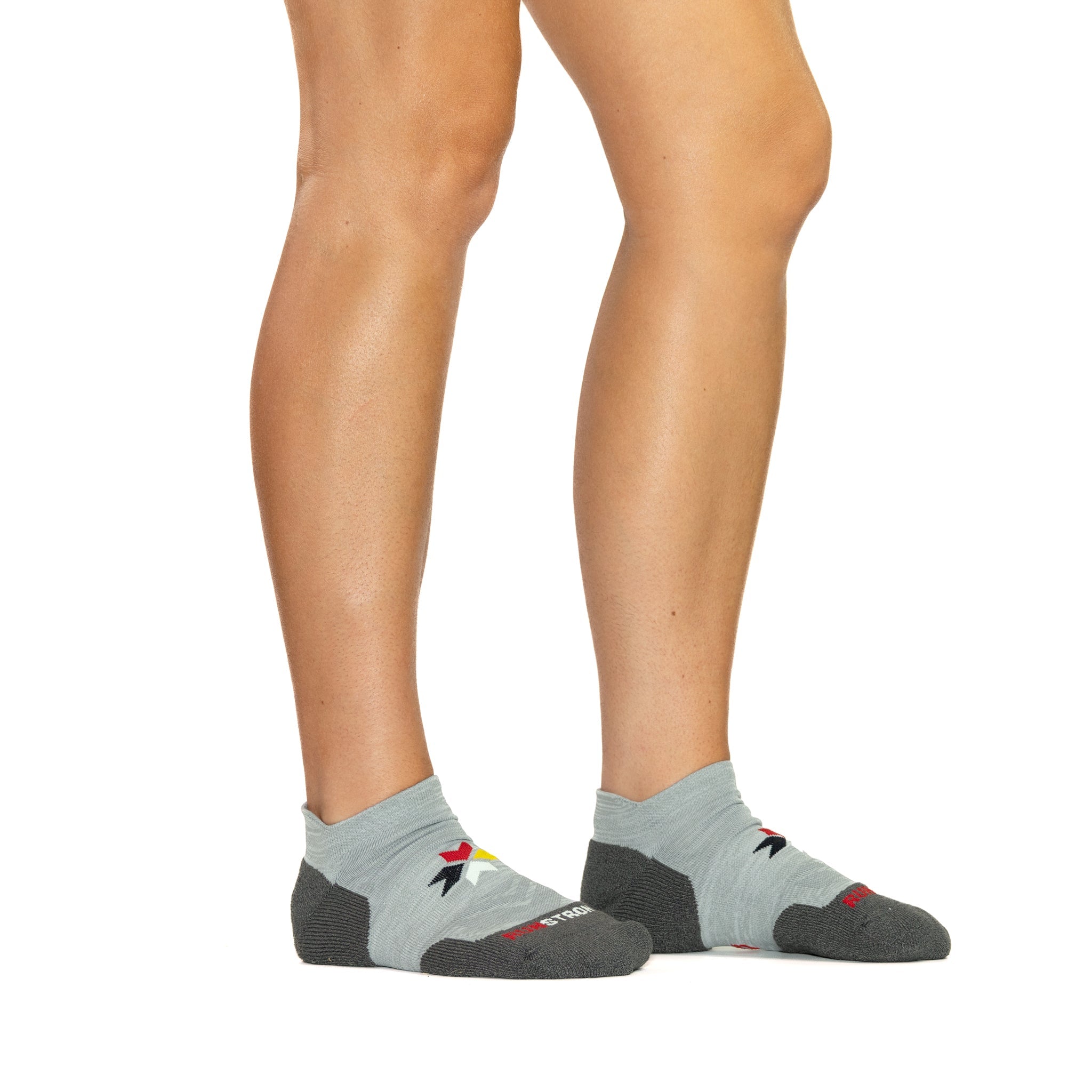 Inyanka Medium Weight Ankle Running Sock Blue/Teal Small - Fox River