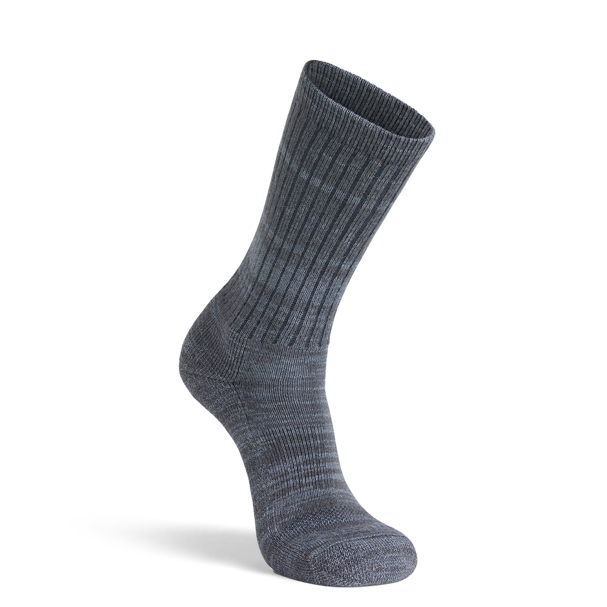 Jasper Medium Weight Crew Hiking Sock Charcoal Medium - Fox River