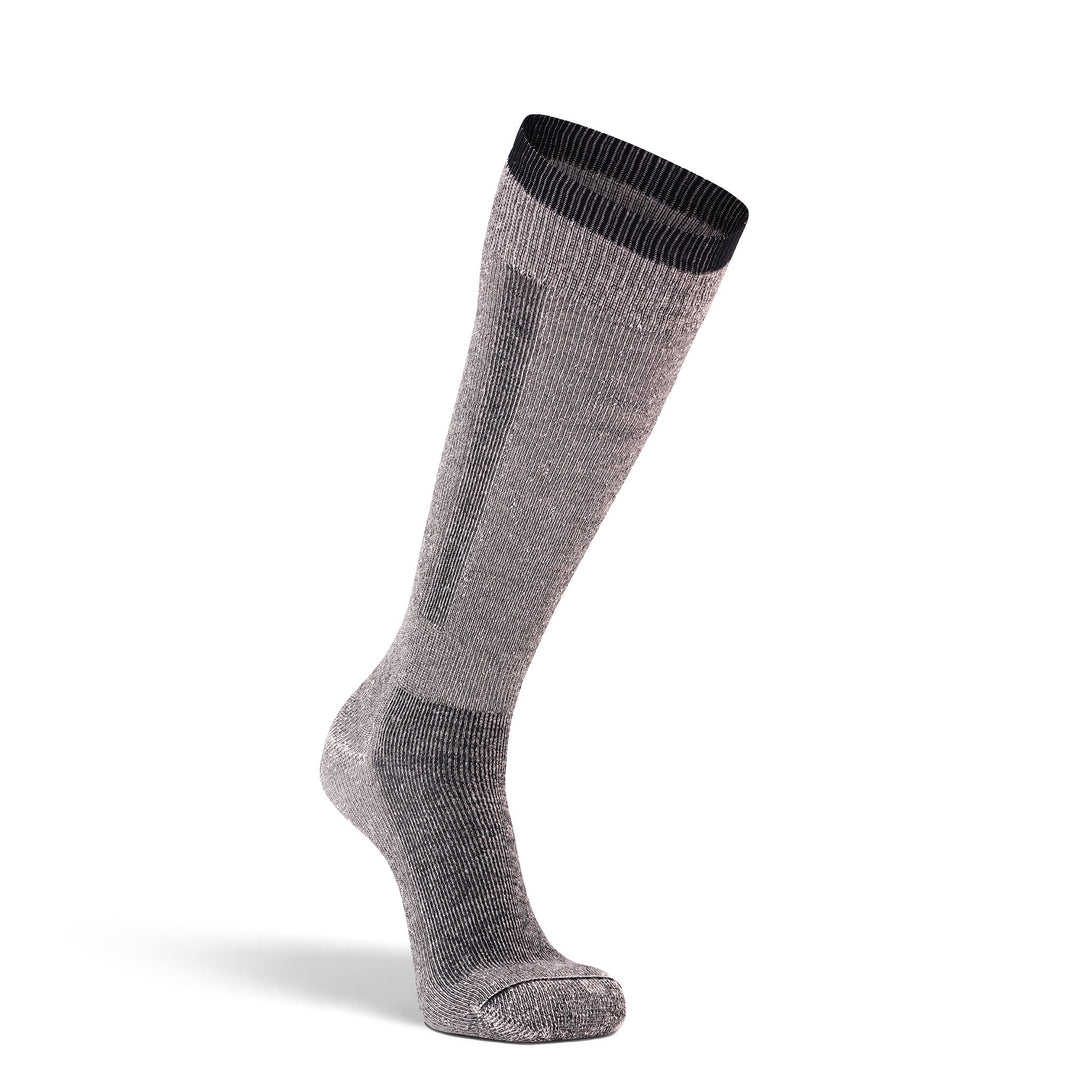 Men's Snow Pack Medium Weight Over-the-Calf Ski and Snowboard Sock- 2 Pack Black Medium - Fox River