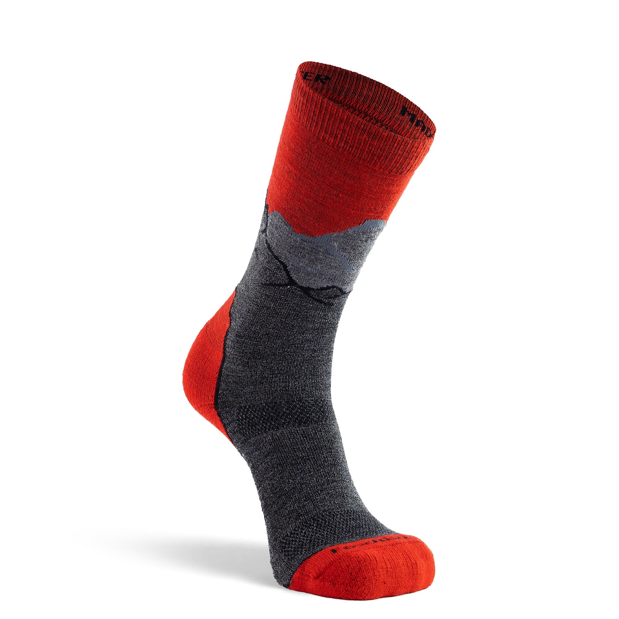 Men's Sumter Lightweight Crew Hiking Sock Grey Medium - Fox River