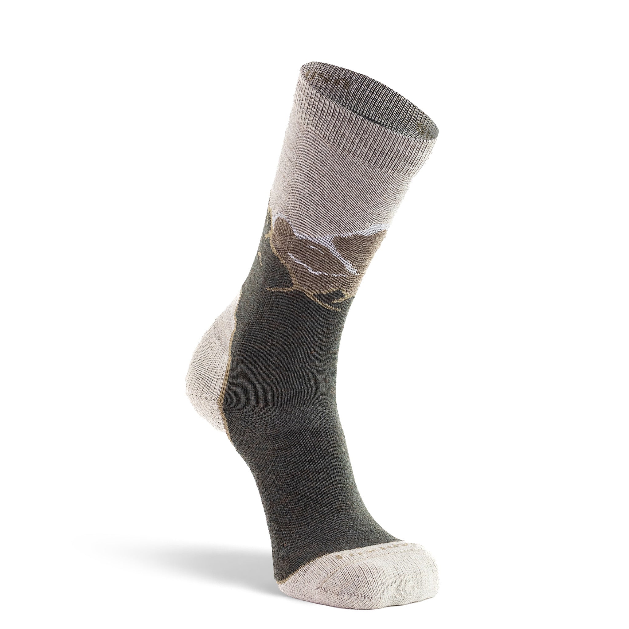 Men's Sumter Lightweight Crew Hiking Sock Olive Medium - Fox River
