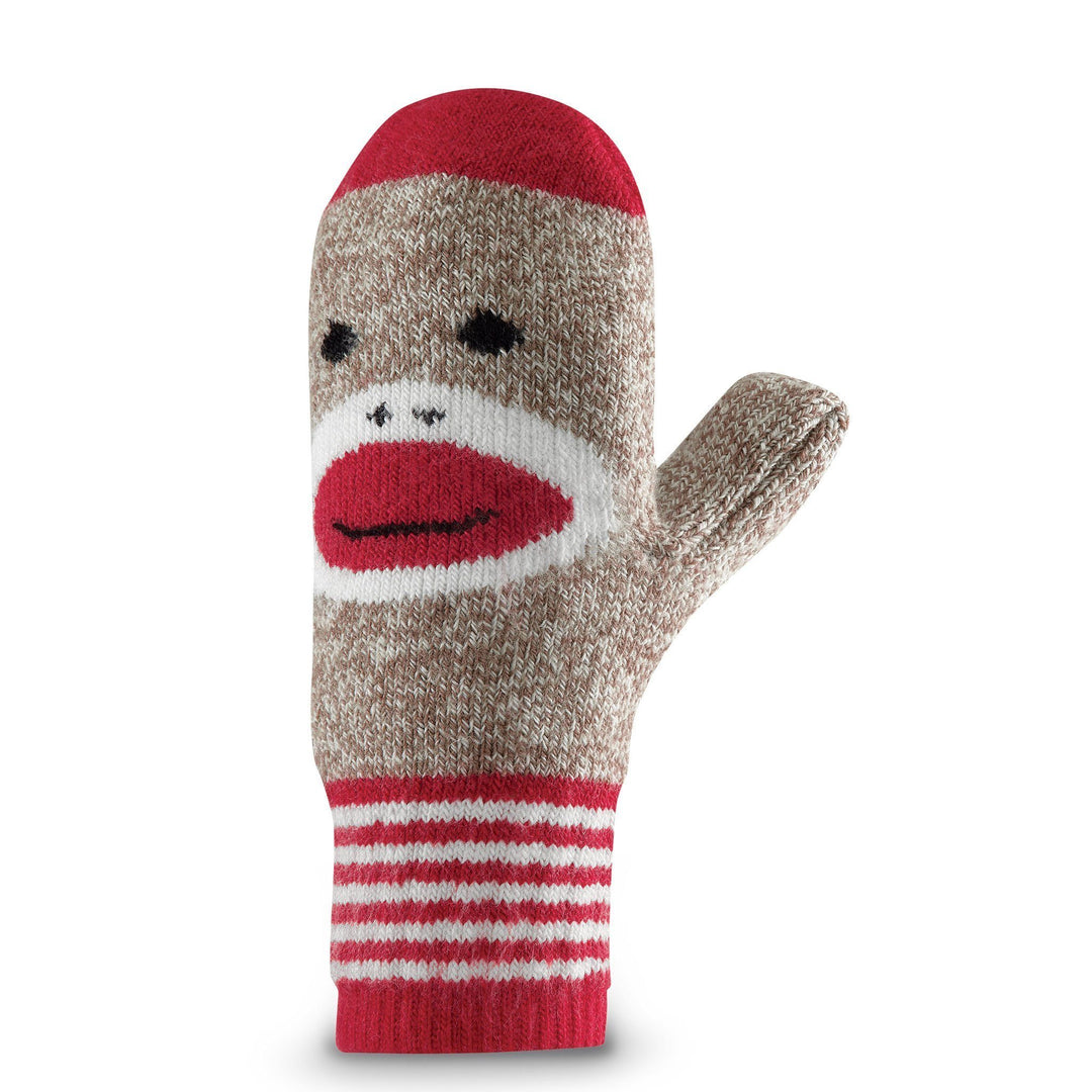 Monkey Medium Weight Mittens Brown Heather One Size - Fox River® Socks