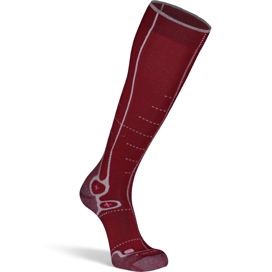 Ski/Snow Bootfitter Elite Ultra-Lightweight Over-the-Calf Maroon Small - Fox River