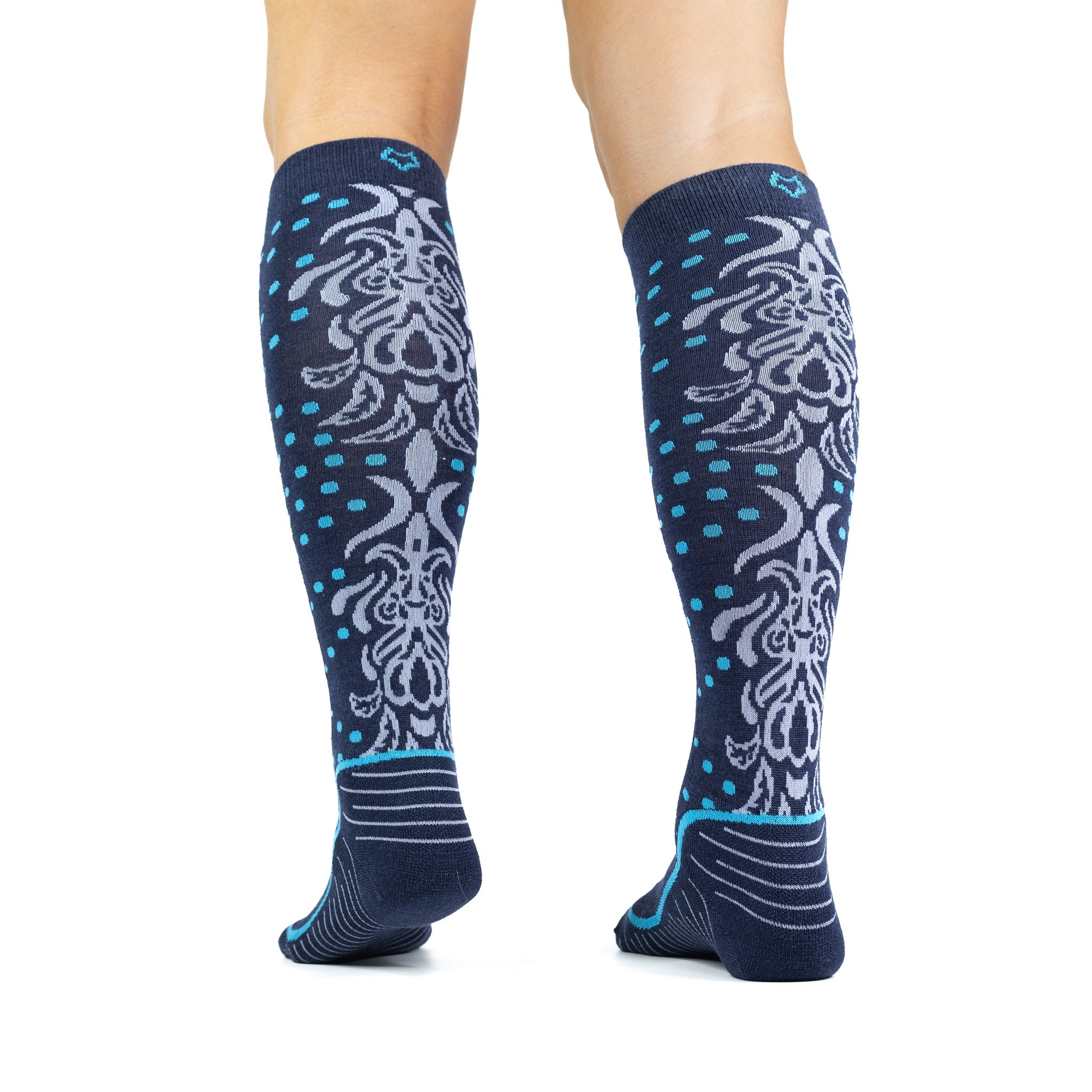Ski/Snow Falling Leaf Lightweight Over-the-Calf Black Small - Fox River