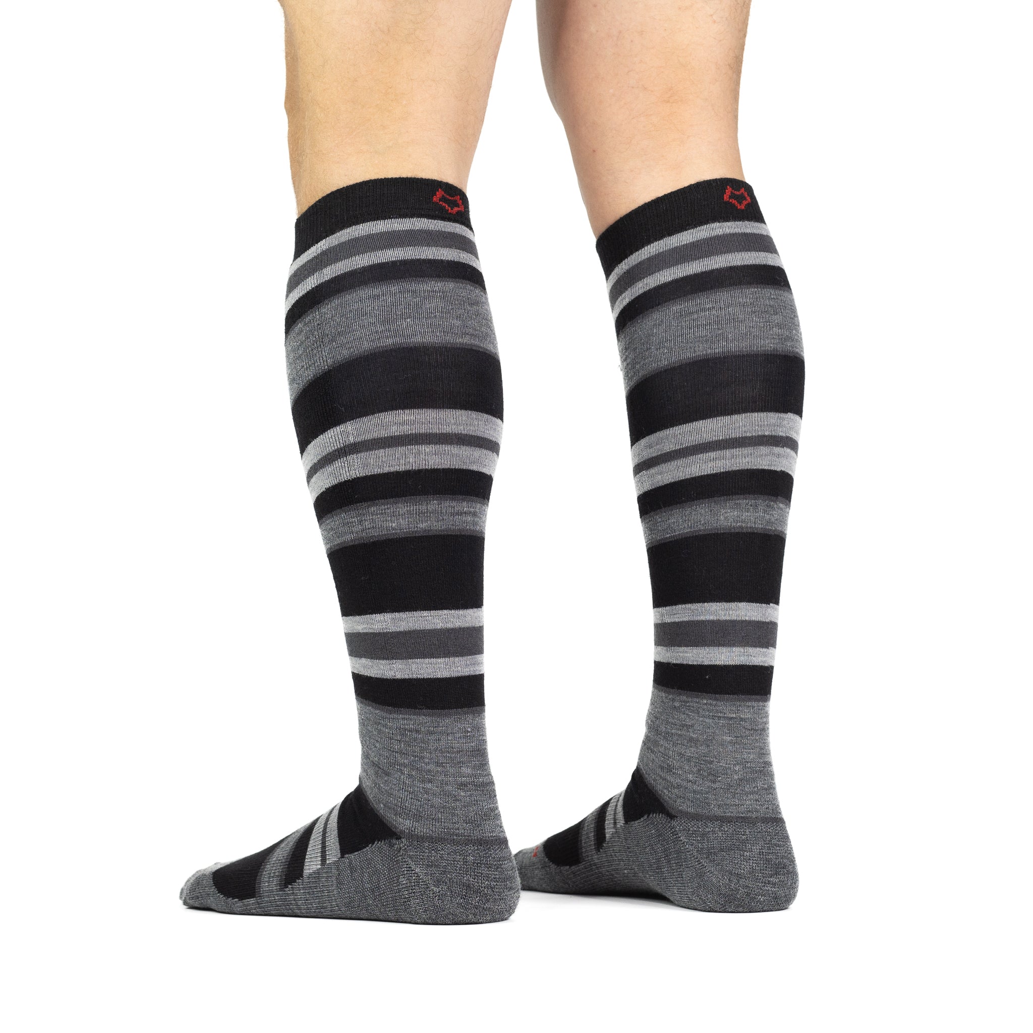 Ski/Snow Lift Lightweight Over-The-Calf Charcoal/Navy Medium - Fox River