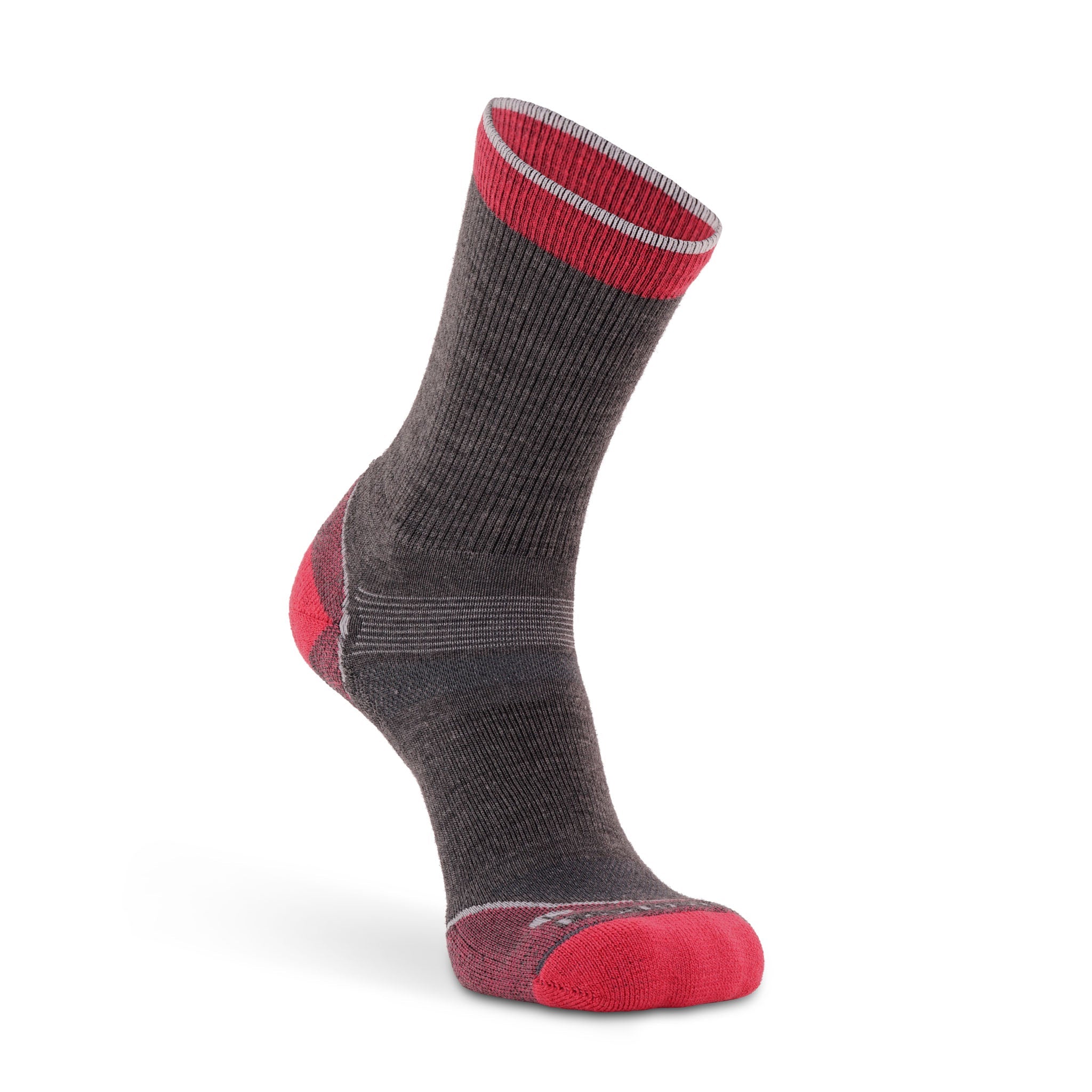 Women's Blazer Lightweight Crew Hiking Sock Grey Medium - Fox River