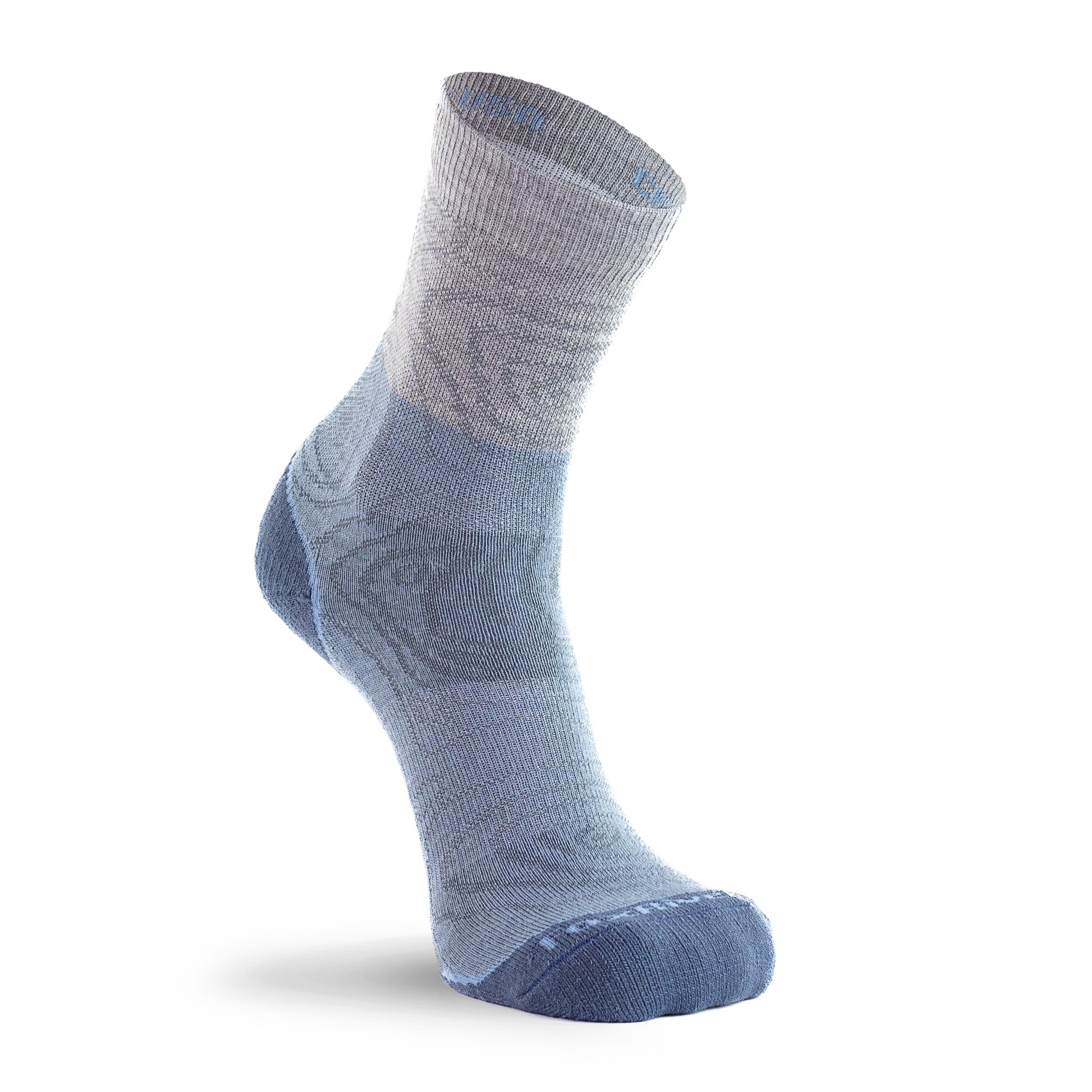 Women's Croatan Lightweight Crew Hiking Sock Denim Medium - Fox River