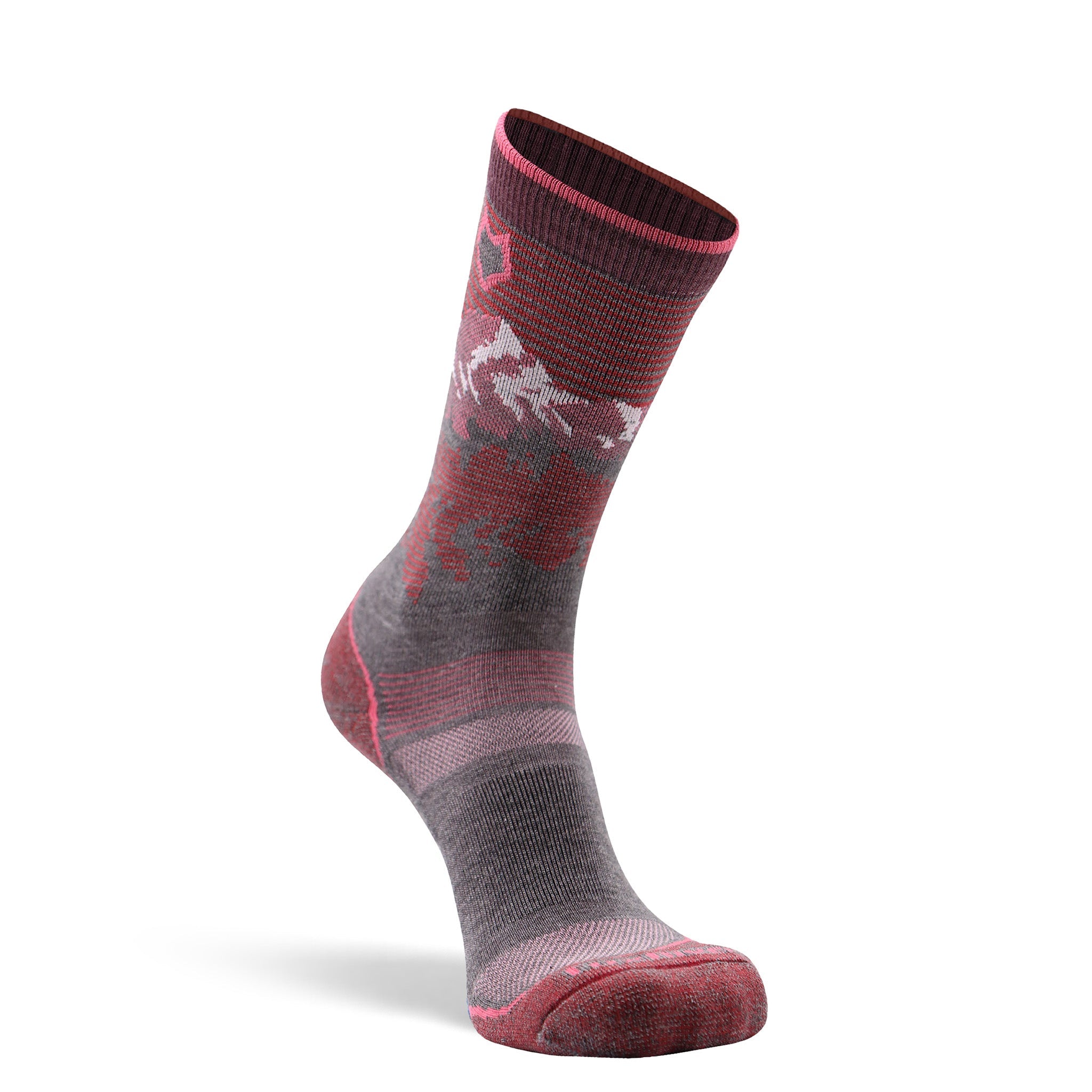 Women's Krakatoa Lightweight Crew Hiking Sock Pink Medium - Fox River
