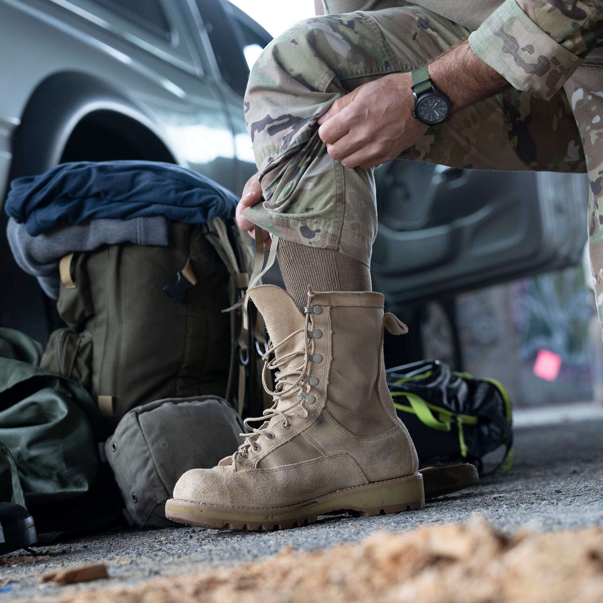 Under armour military 2024 boot socks