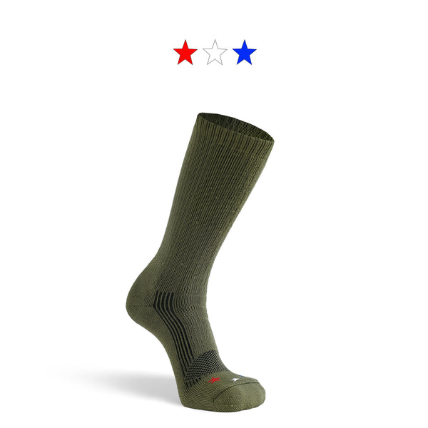 Wick Dry Maximum Americana Medium Weight Crew Military Sock