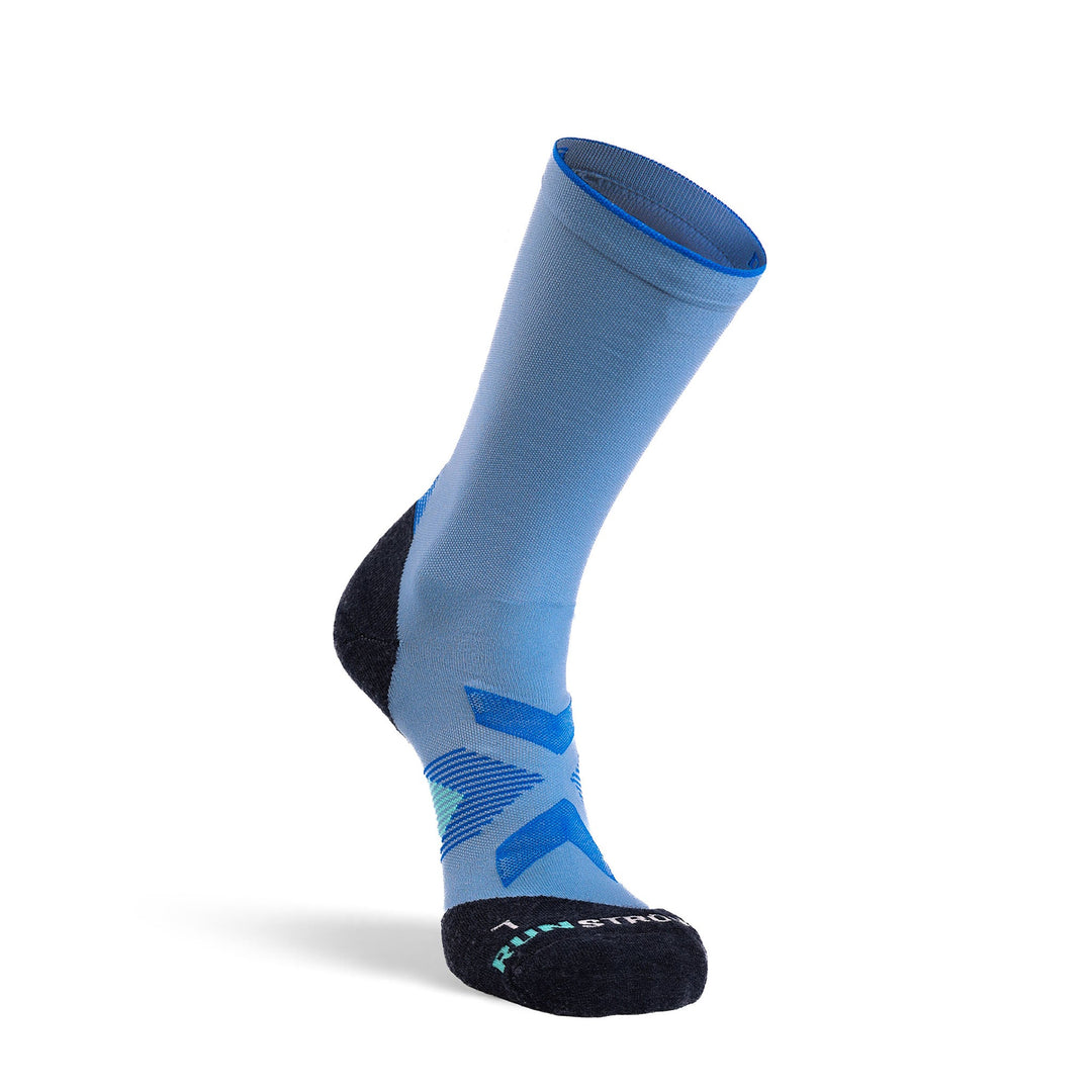 Arid Lightweight Crew Running Sock Blue Medium - Fox River