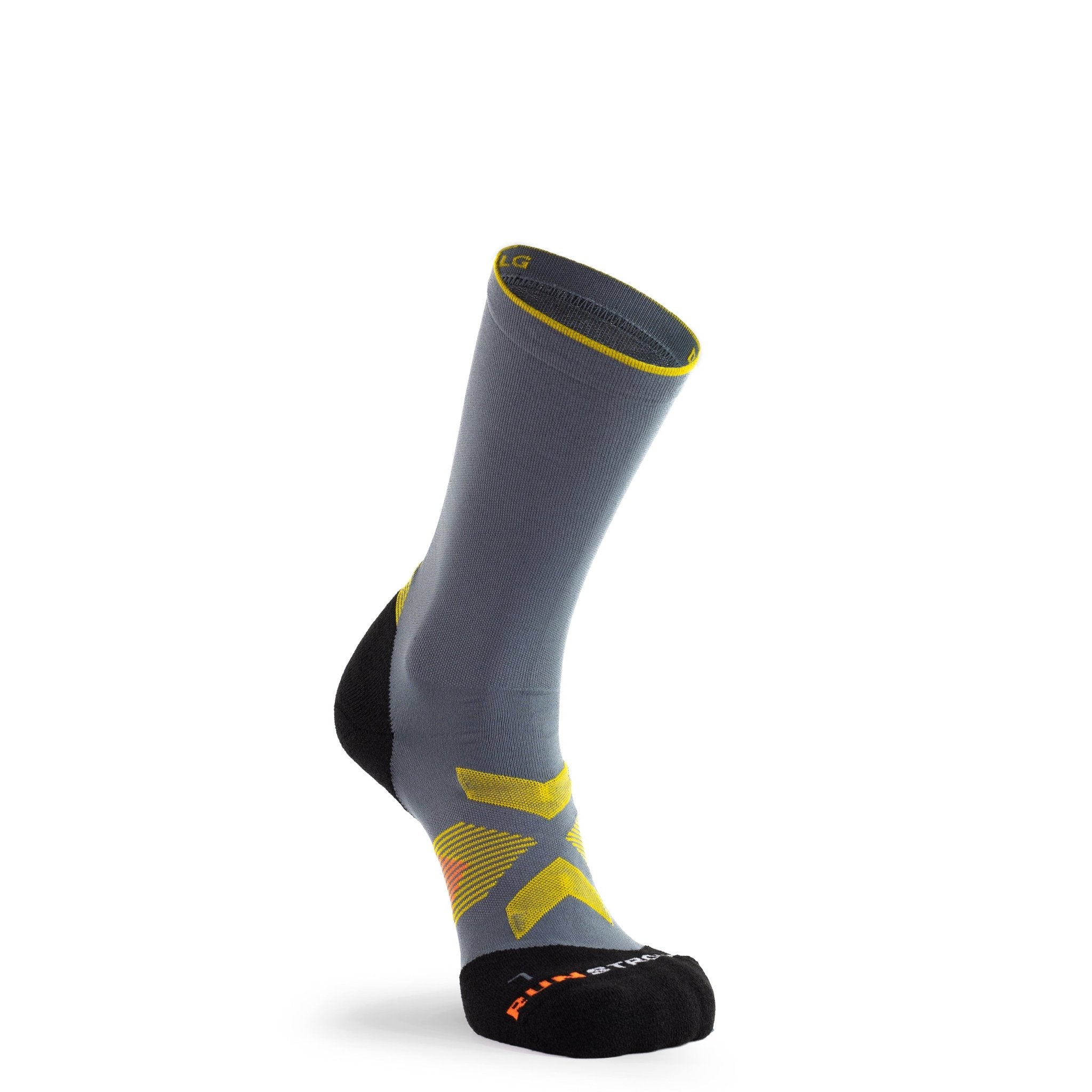 Arid Lightweight Crew Running Sock Charcoal Medium - Fox River