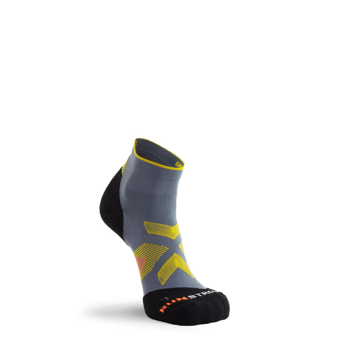 Arid Lightweight Quarter Crew Running Sock Charcoal Medium - Fox River