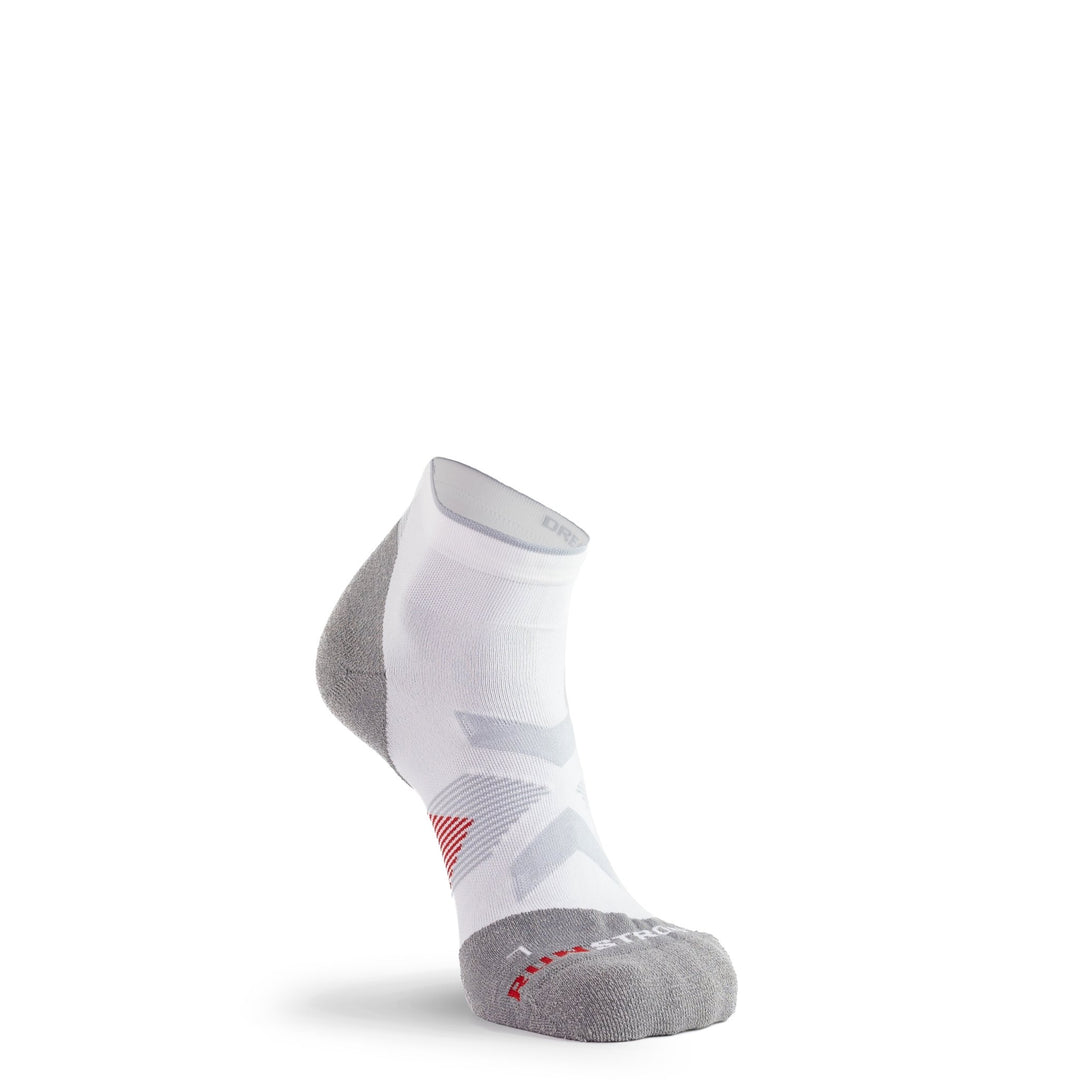 Arid Lightweight Quarter Crew Running Sock White Small - Fox River