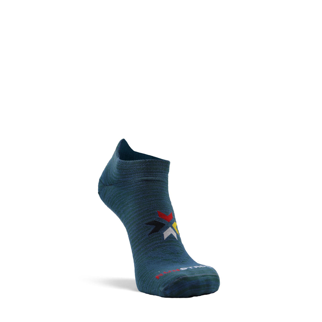 Canyon Ultra - Lightweight Ankle Running Sock Blue/Teal Small - Fox River