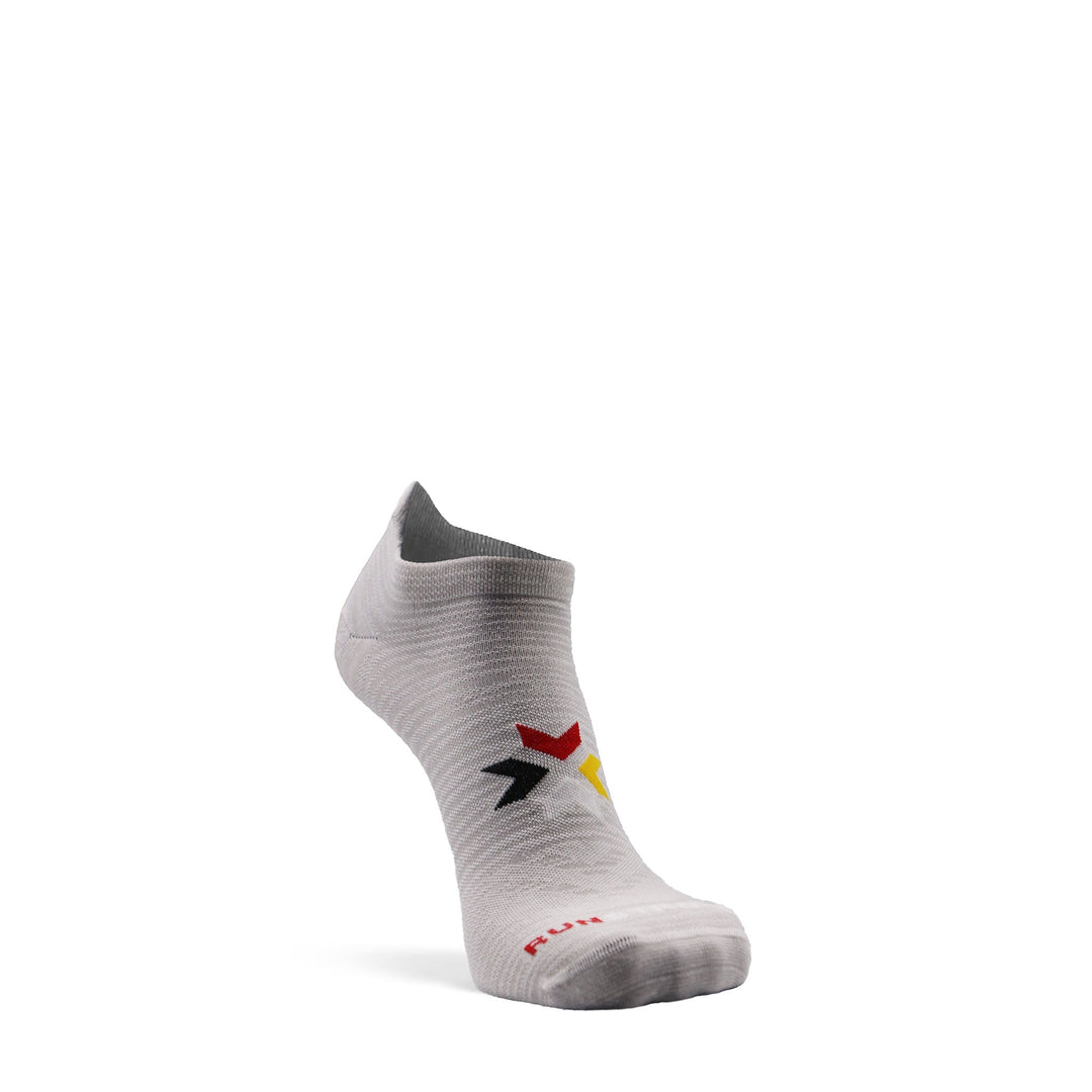 Canyon Ultra - Lightweight Ankle Running Sock White/Grey Small - Fox River