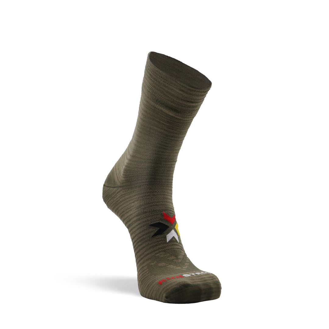 Canyon Ultra - Lightweight Crew Running Sock Olive Small - Fox River