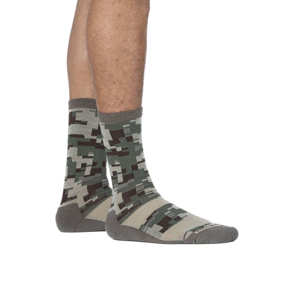 Digi Camo Lightweight Crew Military Sock Camo Medium - Fox River