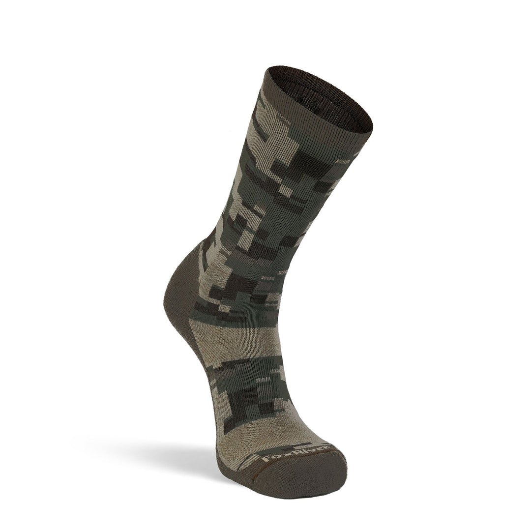 Digi Camo Lightweight Crew Military Sock Camo Medium - Fox River