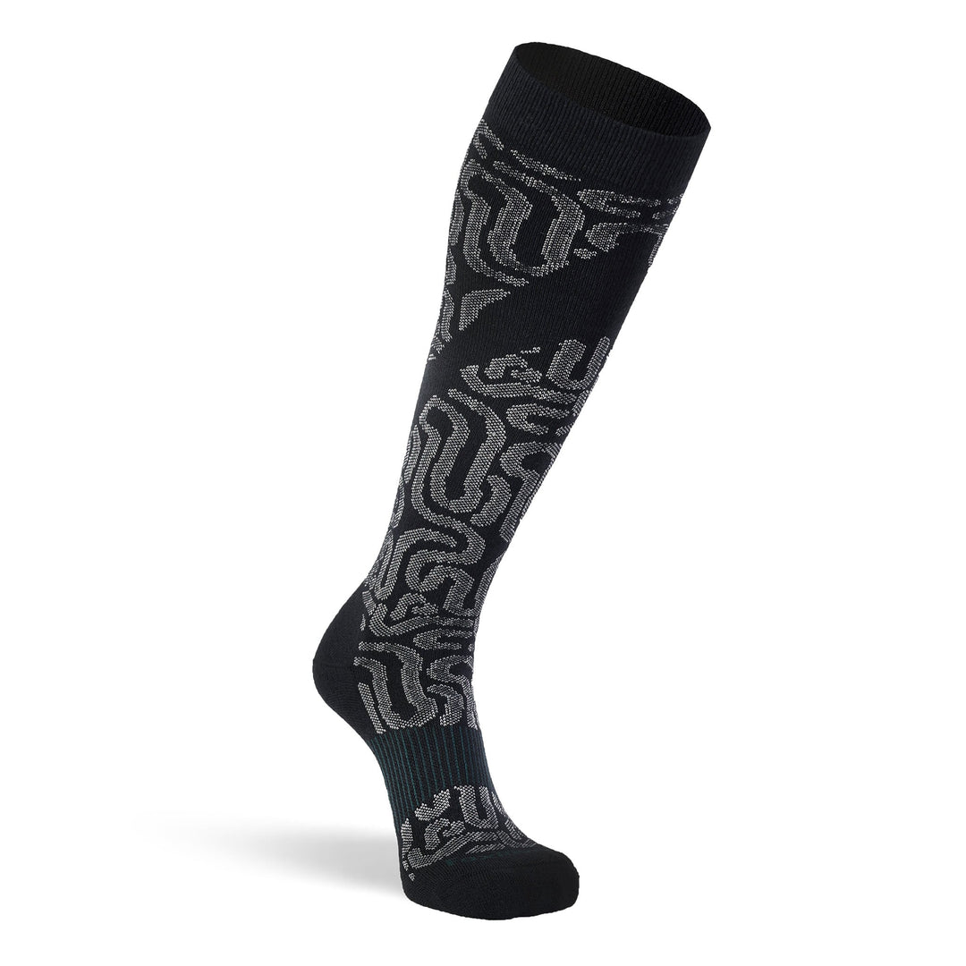 Freestyle Ultra - Lightweight Over - the - Calf Ski and Snowboard Sock Rope Medium - Fox River