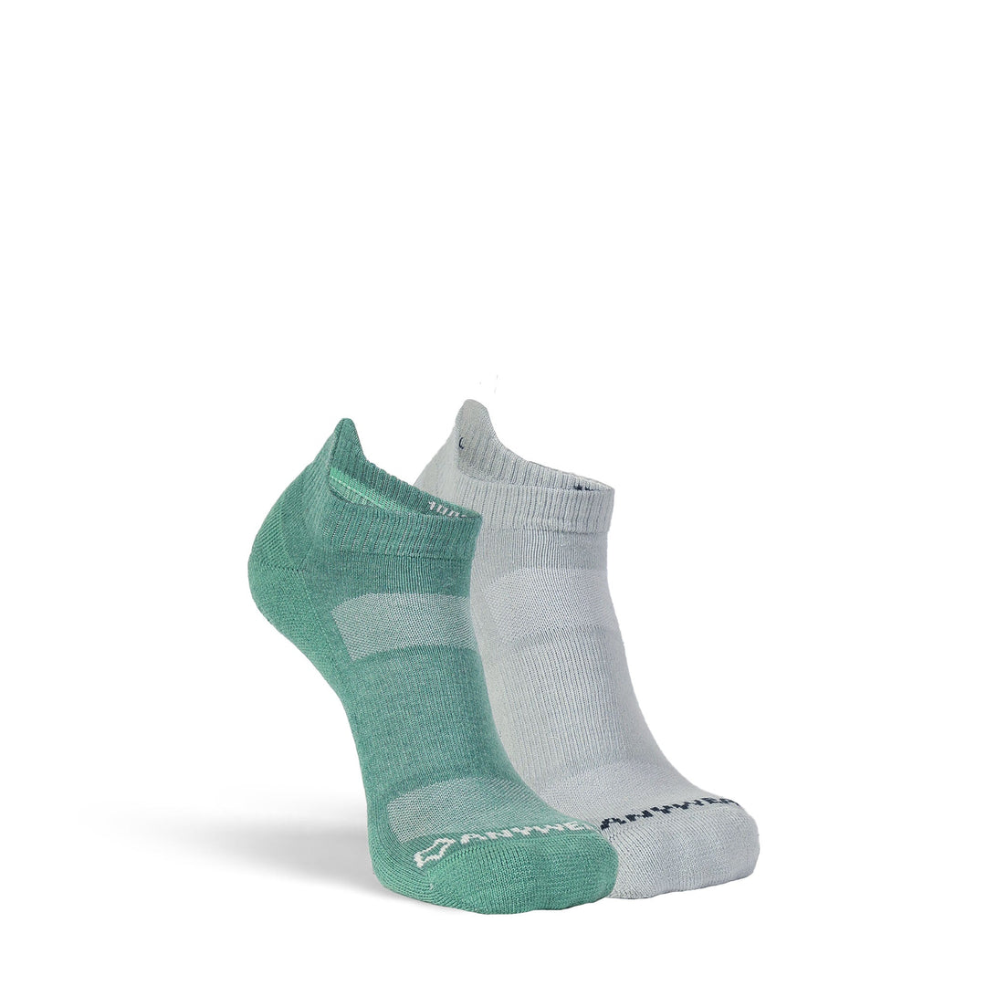 Men's Anywear Essential Lightweight Ankle Sock - 2 Pack Fern/Moss L/XL - Fox River