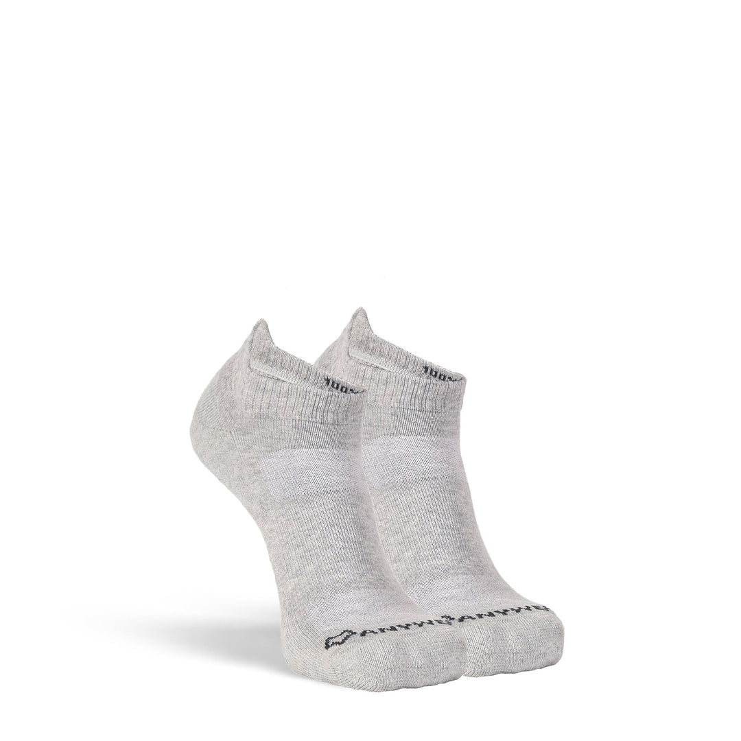 Men's Anywear Essential Lightweight Ankle Sock - 2 Pack Silver/Silver L/XL - Fox River