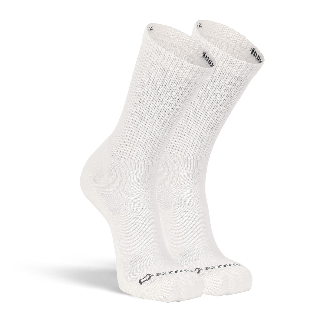 Men's Anywear Essential Lightweight Crew Sock - 2 Pack Cloud/Cloud S/M - Fox River