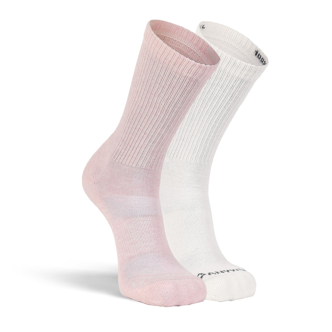 Men's Anywear Essential Lightweight Crew Sock - 2 Pack Petal/Cloud S/M - Fox River