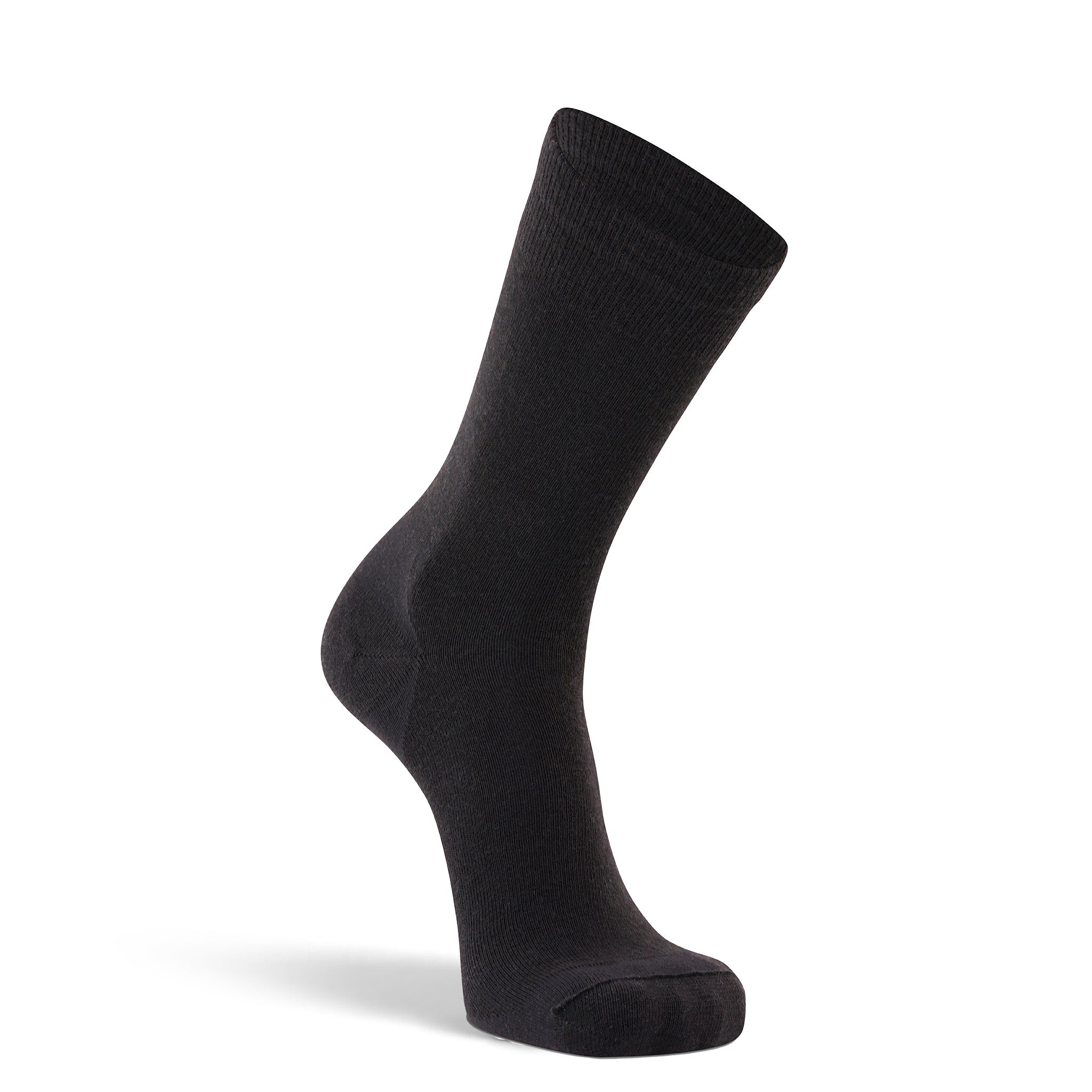 Men's Castile Light Ultra-Lightweight Crew Liner Sock Charcoal Medium - Fox River