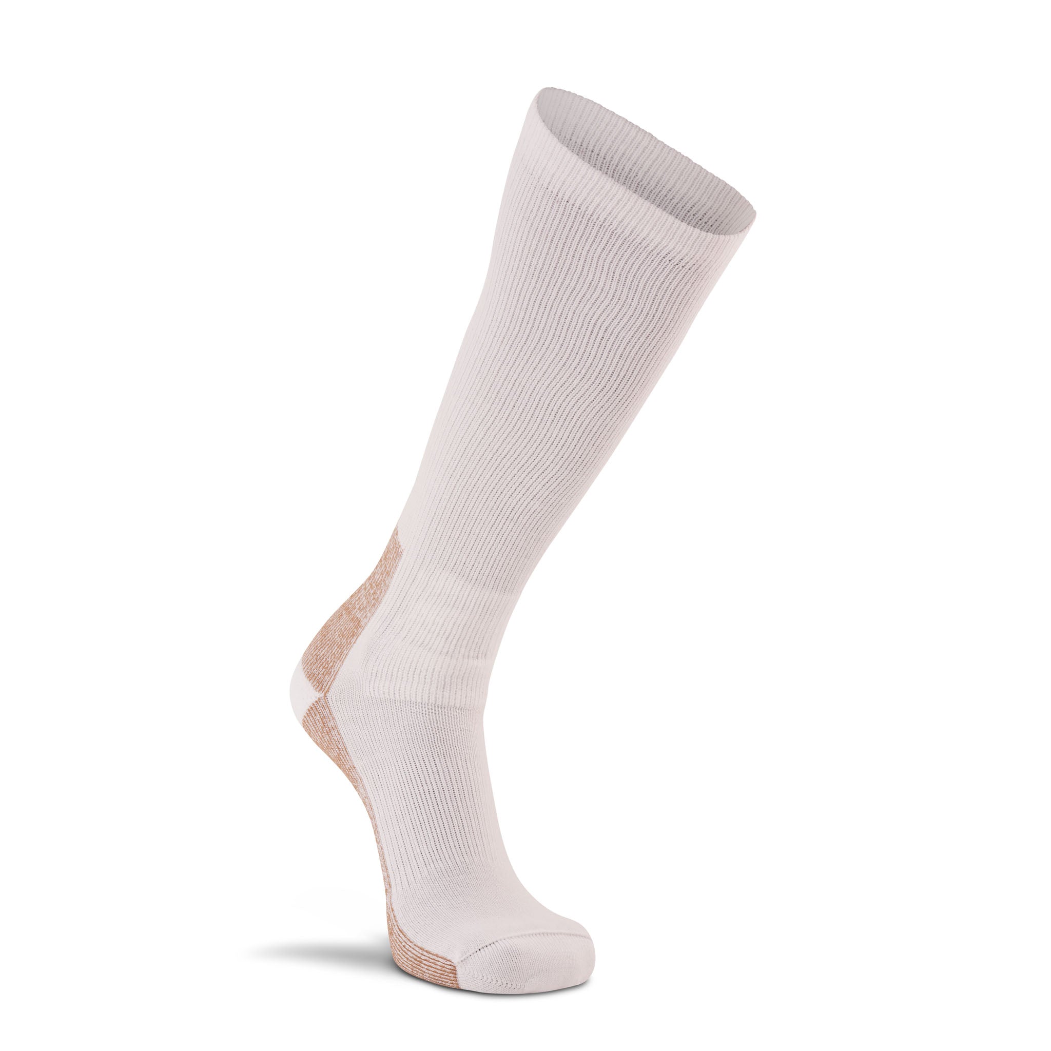 Men's Westerner Medium Weight Over-the-Calf Work Sock - 2 Pack White Medium - Fox River