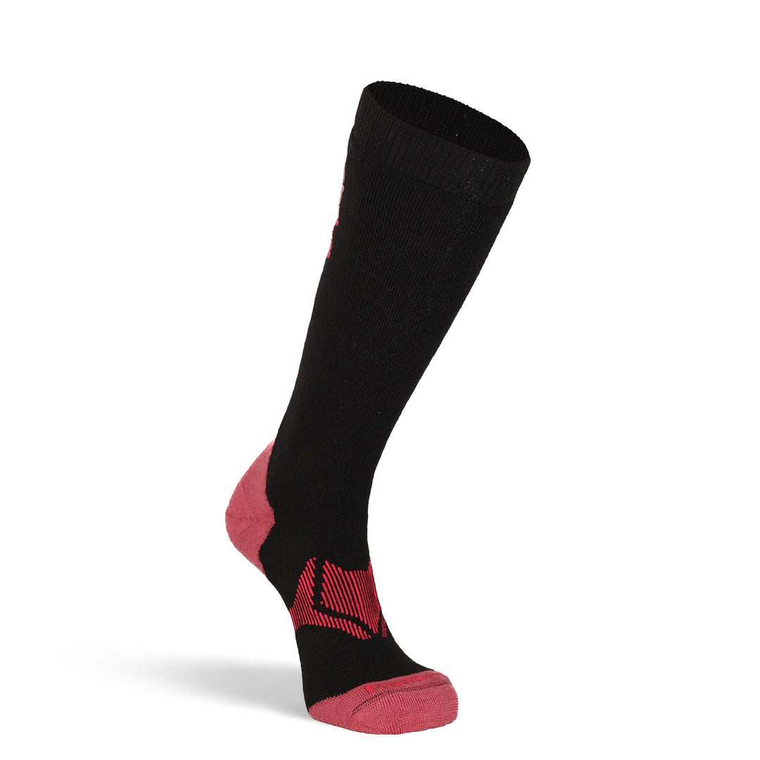 Palisade Medium Weight Over - the - Calf Ski and Snowboard Sock Fuchsia Small - Fox River