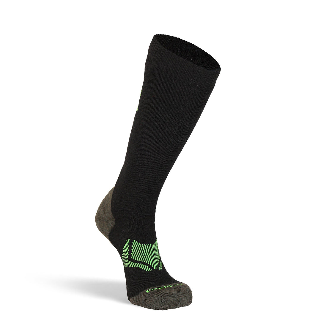 Palisade Medium Weight Over - the - Calf Ski and Snowboard Sock Green Medium - Fox River