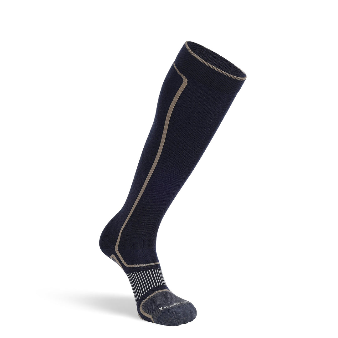 Stomp Ultra - Lightweight Over - the - Calf Ski and Snowboard Sock Navy Medium - Fox River