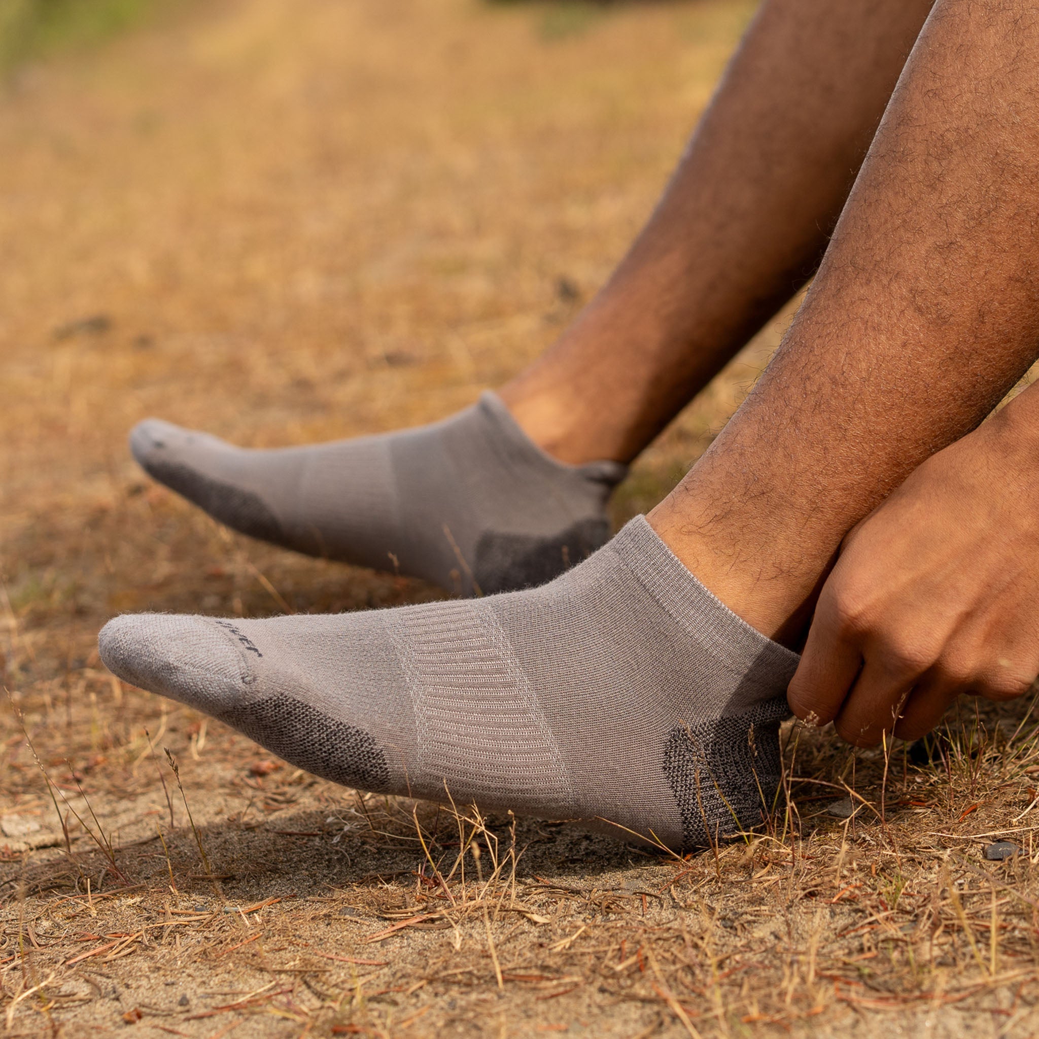 Tactical Ankle Lightweight Ankle Military Sock Grey Medium - Fox River