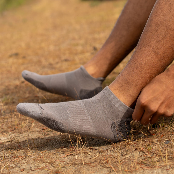Tactical Ankle Lightweight Ankle Military Sock Grey Medium - Fox River