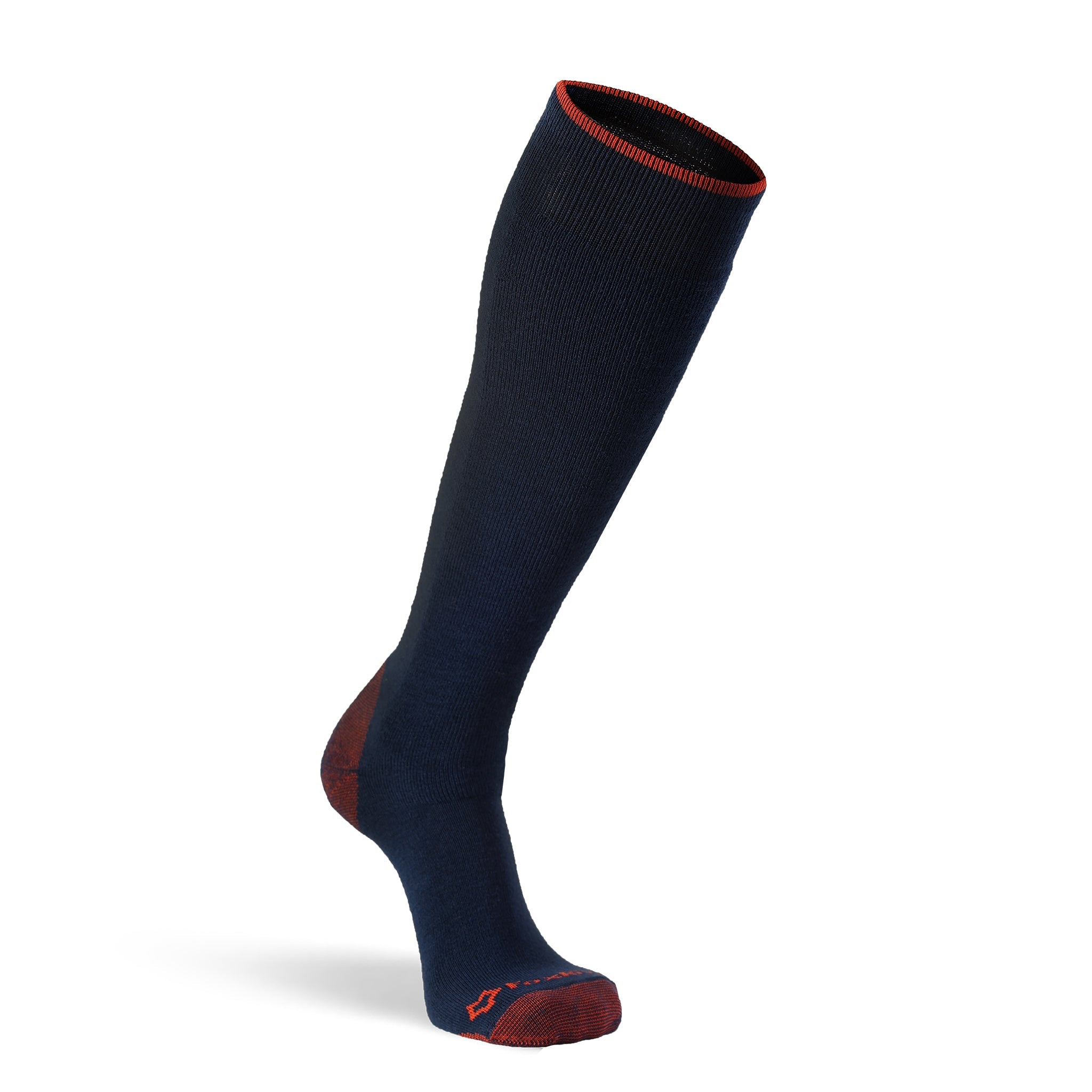 Telluride Lightweight Over - the - Calf Ski and Snowboard Sock Navy Medium - Fox River