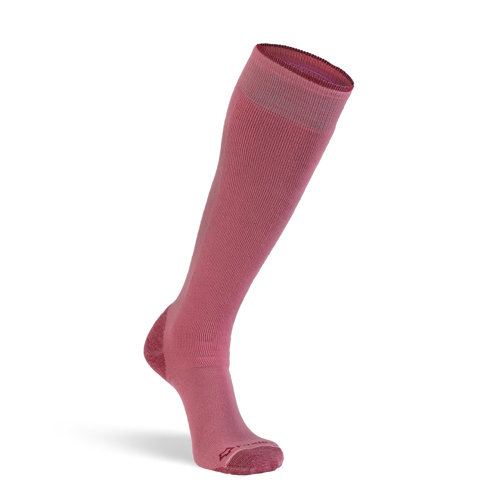 Telluride Lightweight Over - the - Calf Ski and Snowboard Sock Pink Small - Fox River