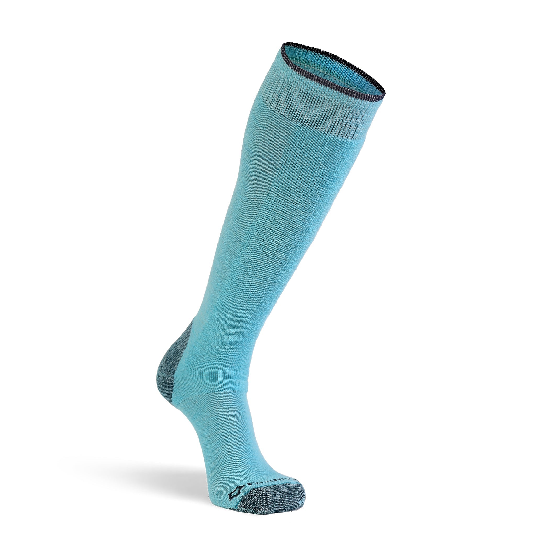 Telluride Lightweight Over - the - Calf Ski and Snowboard Sock Turquoise Medium - Fox River